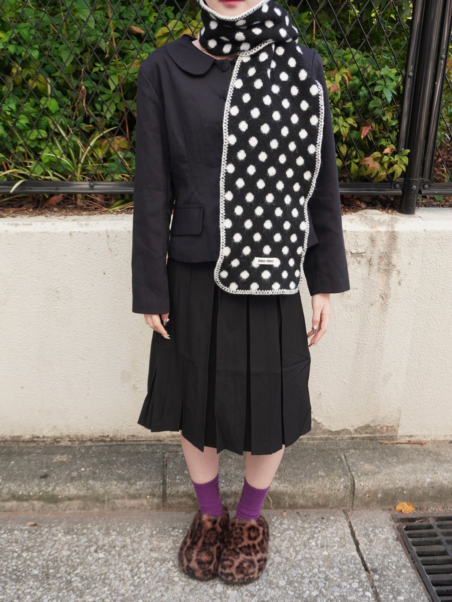 ドットバイカラーマフラー DPB85384