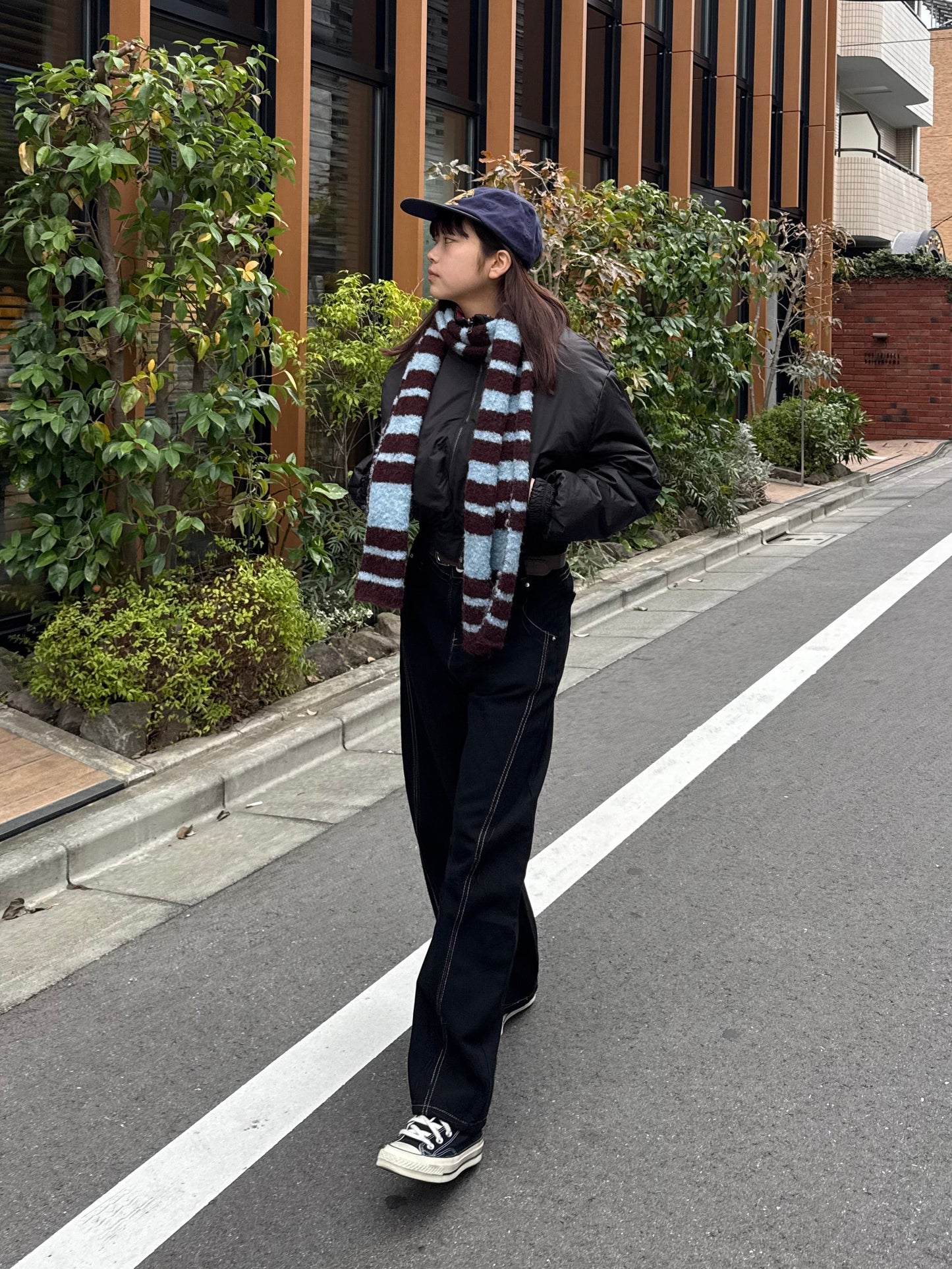 リバーシブルチェックダウンジャケット DPB91054