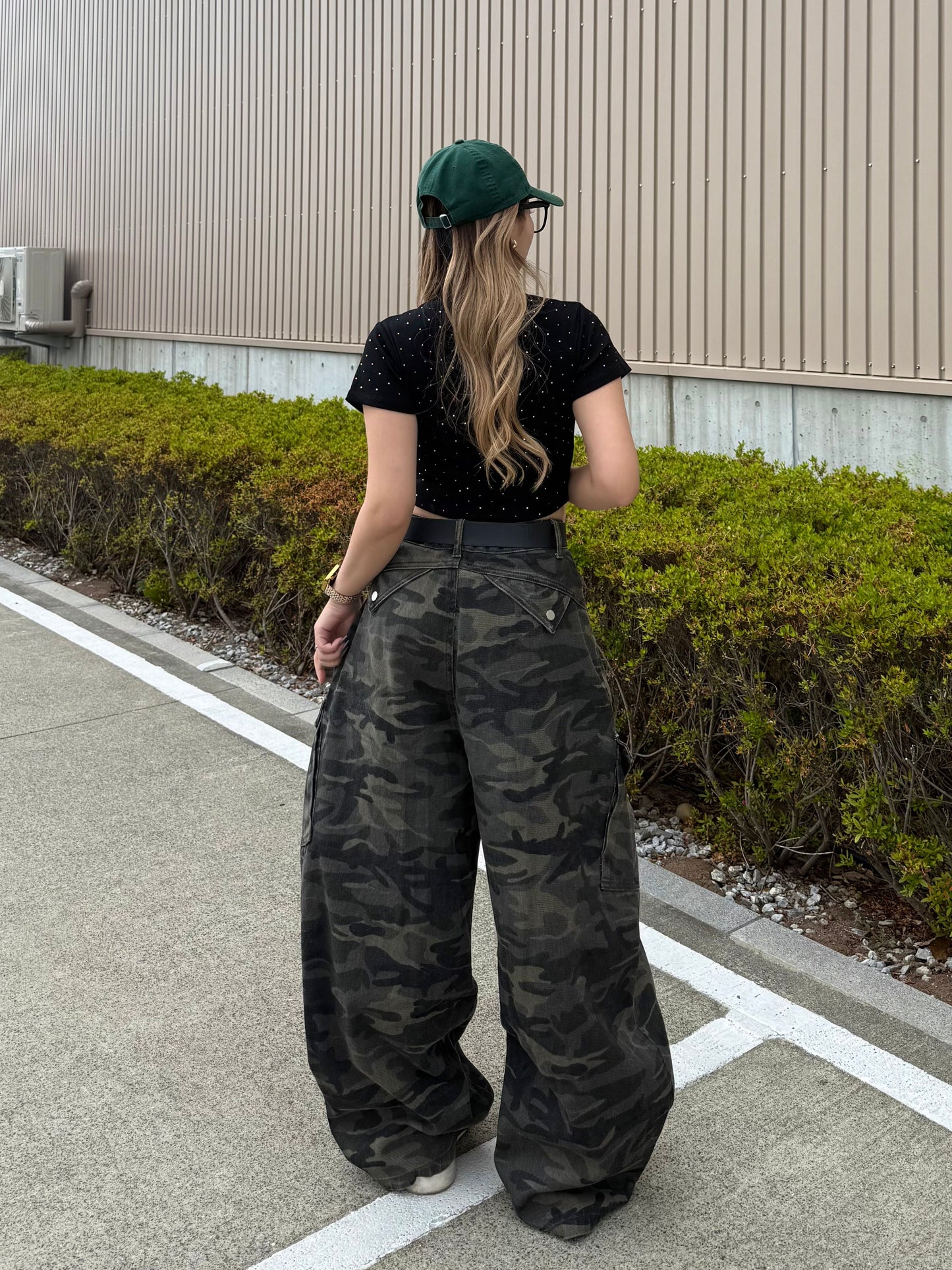 カモフラワイドパンツ DPB73493