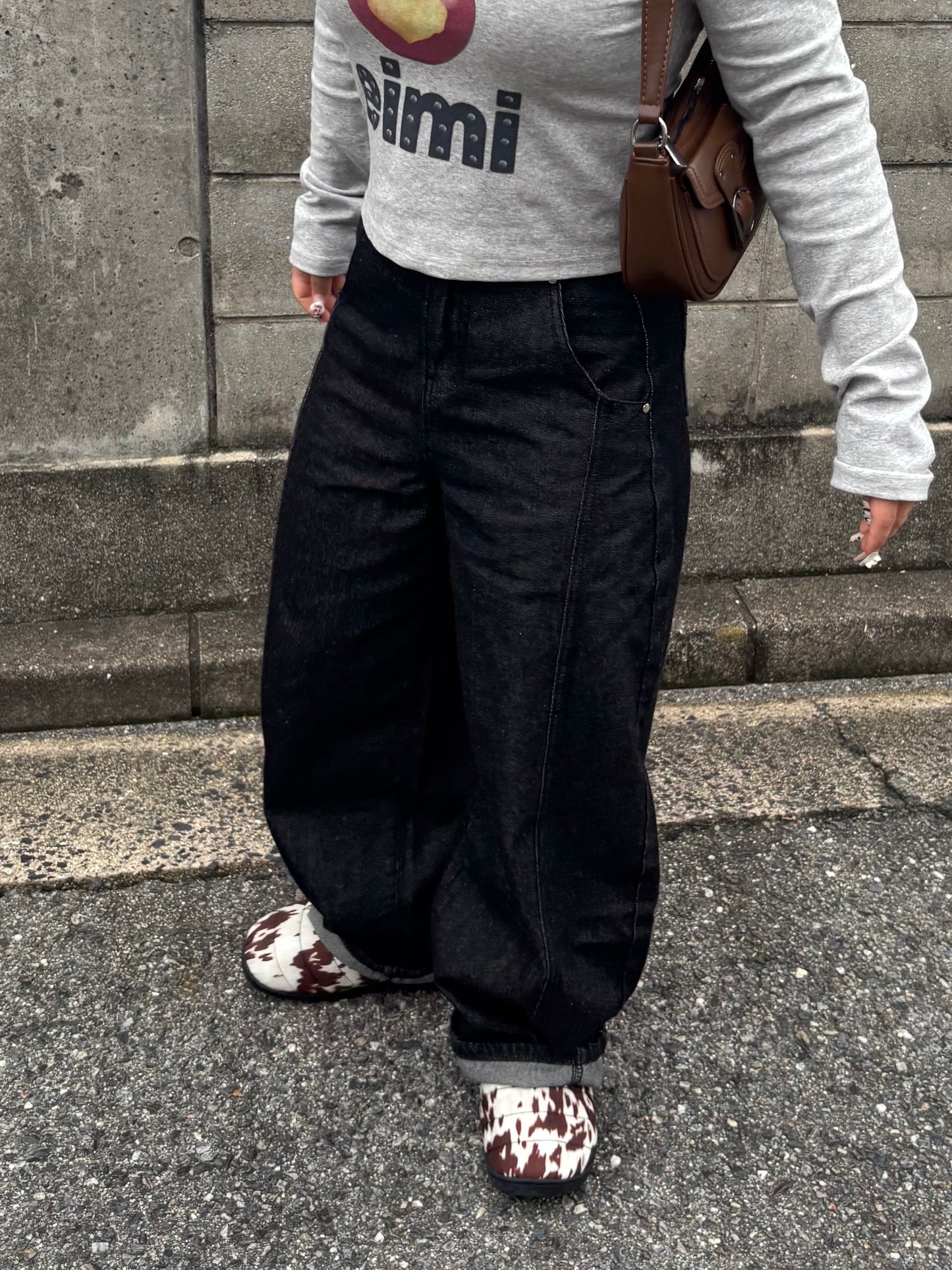 ワイドステッチデニムパンツ DPB97026