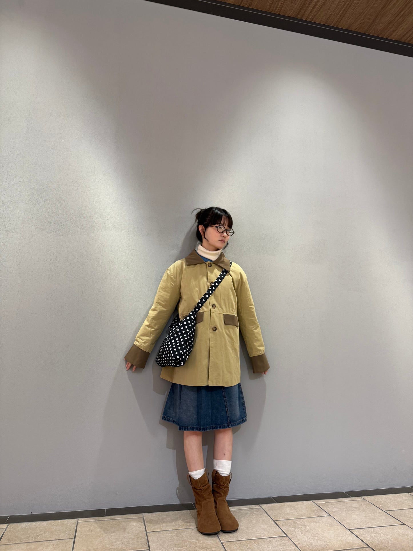 ライトブラウンショートブーツ DPA43691