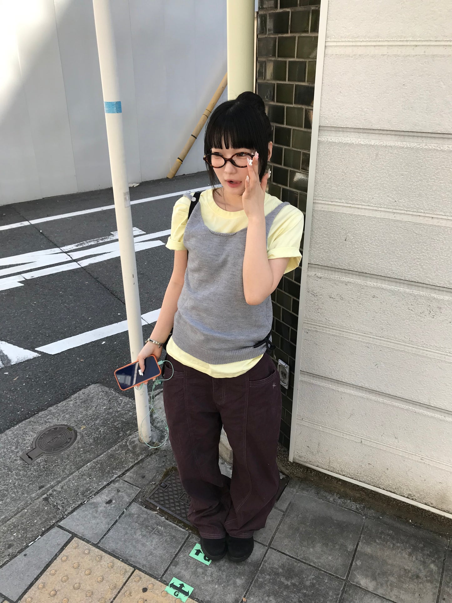 リブニットキャミトップ DPB85535