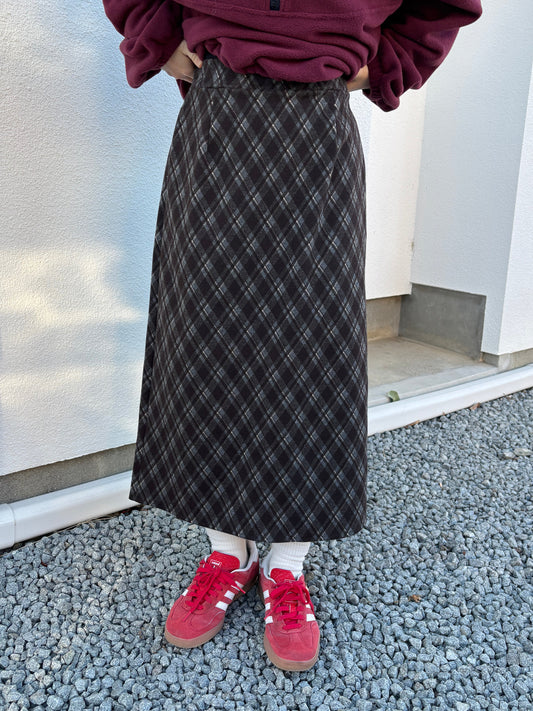 ストレートチェックスカート DPB84311
