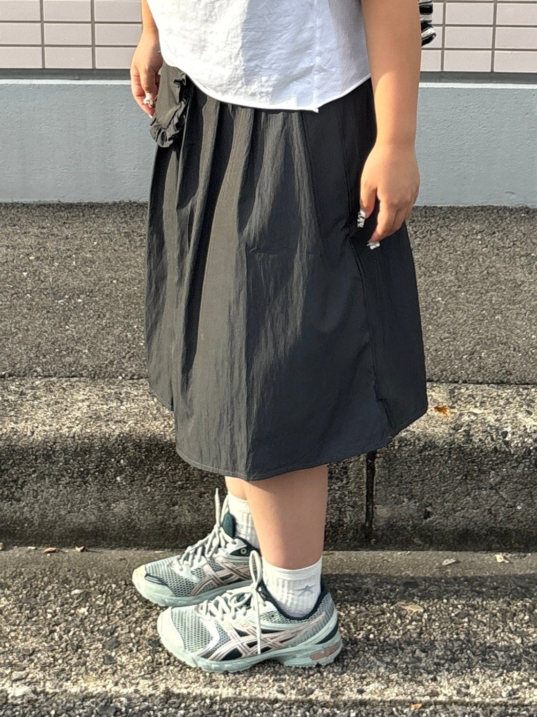 ポシェットプリーツスカート DPB97010