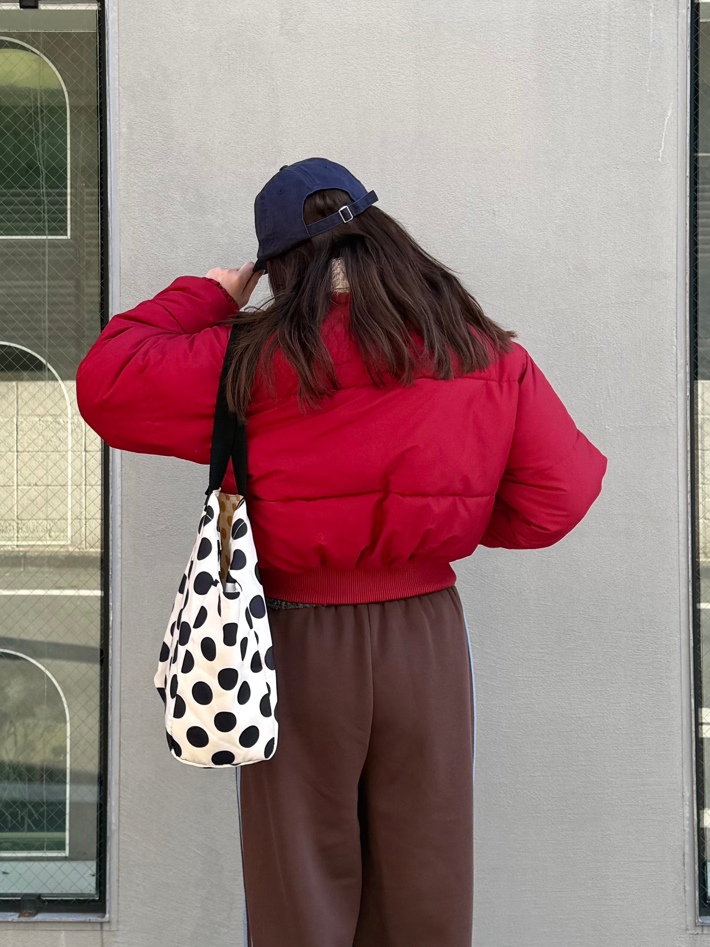 ラメロゴ中綿ジャケット DPB91072