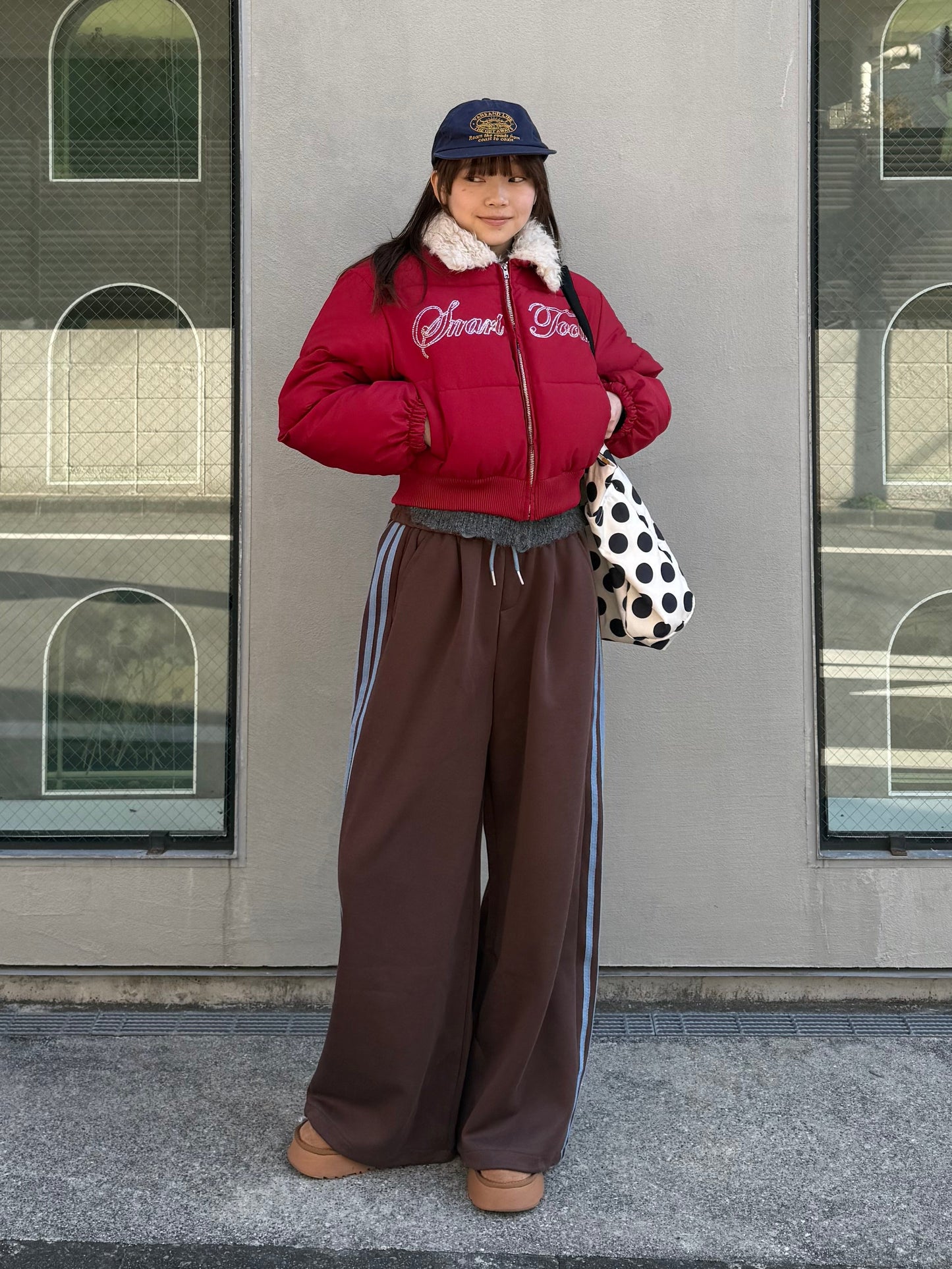 ラメロゴ中綿ジャケット DPB91072