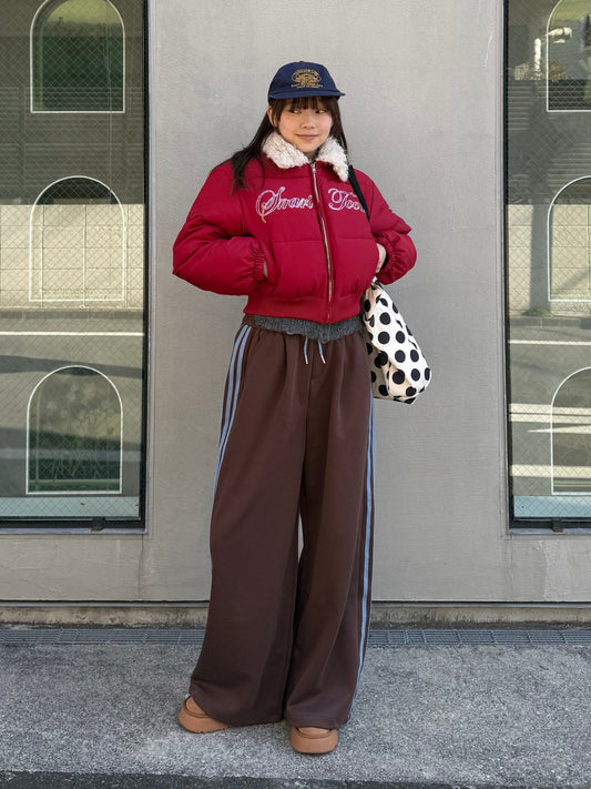 ラメロゴ中綿ジャケット DPB91072