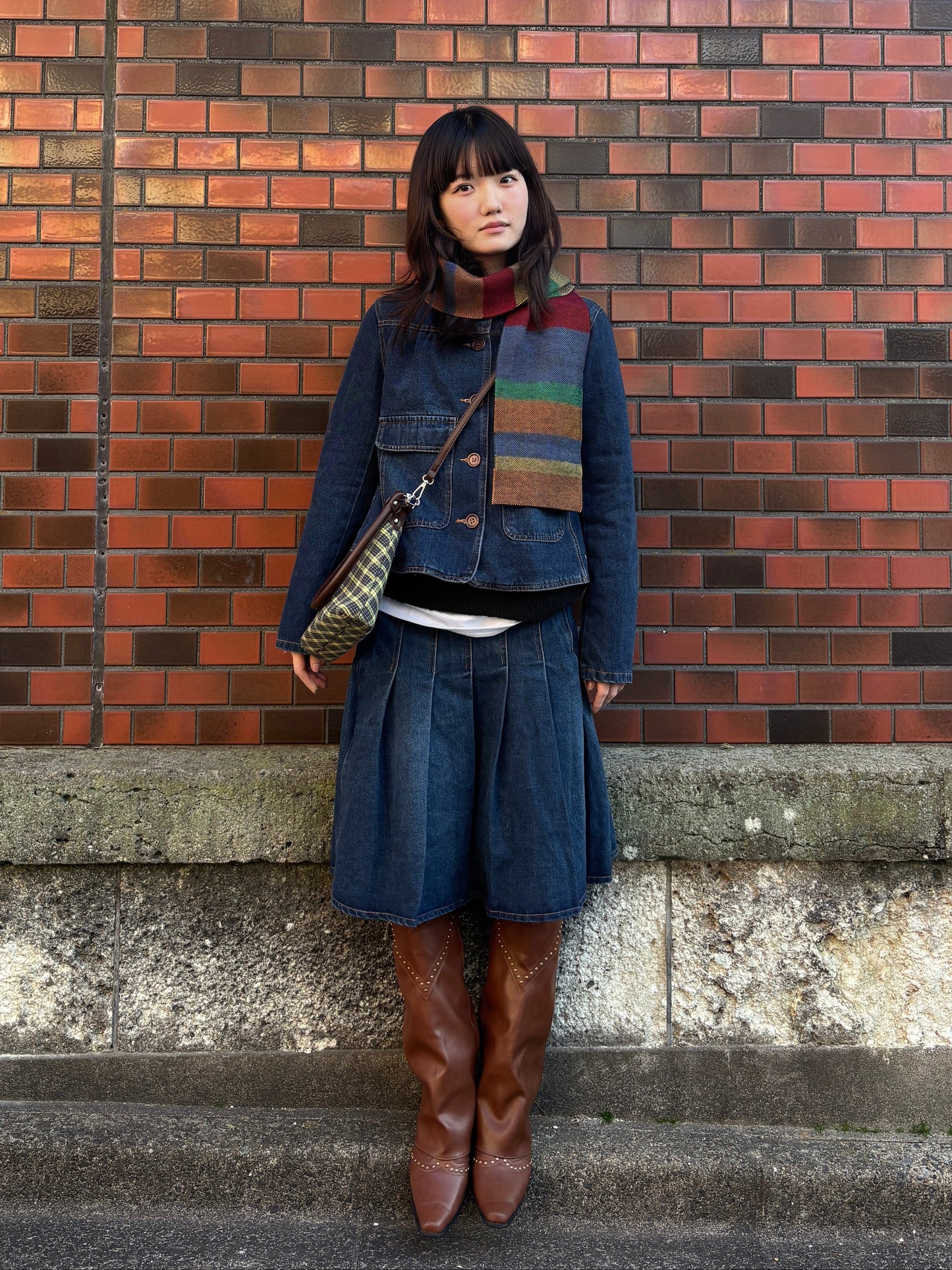 ダークブラウンウエスタンブーツ DPA43799