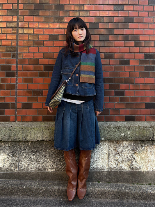 ダークブラウンウエスタンブーツ DPA43799