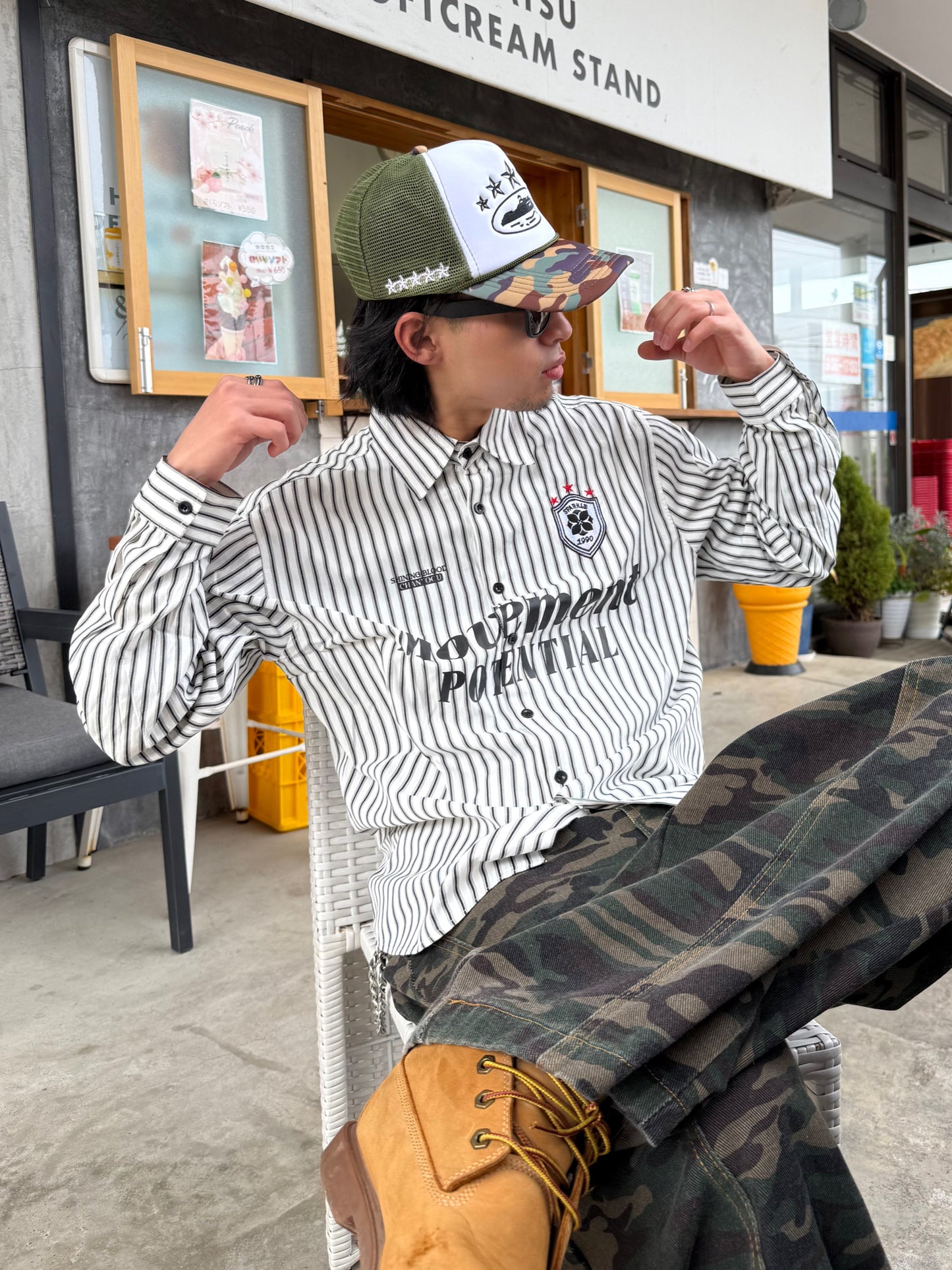 ストリートボーダーシャツ DPB90159