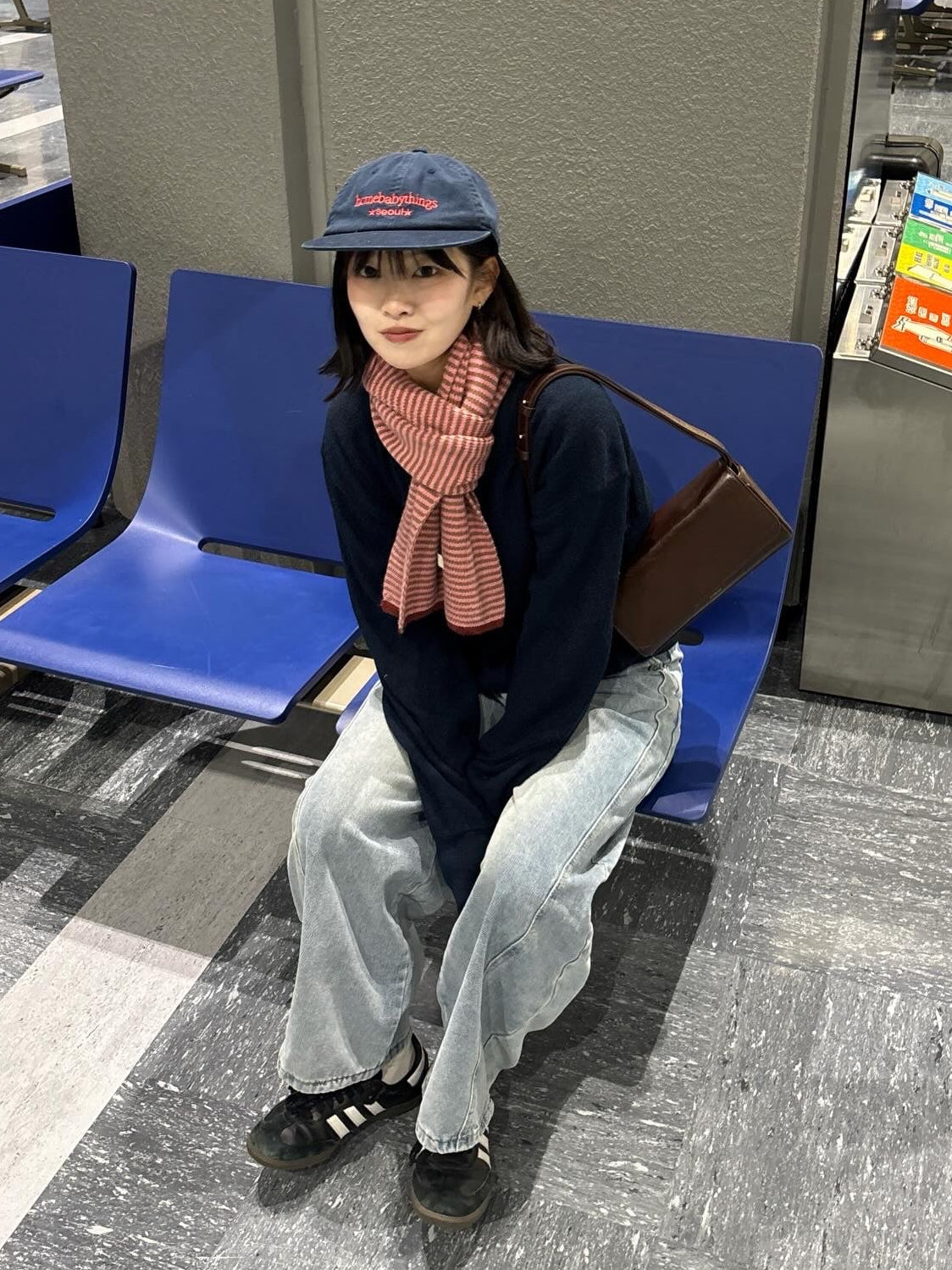 ボーダーニットマフラー DPB63257