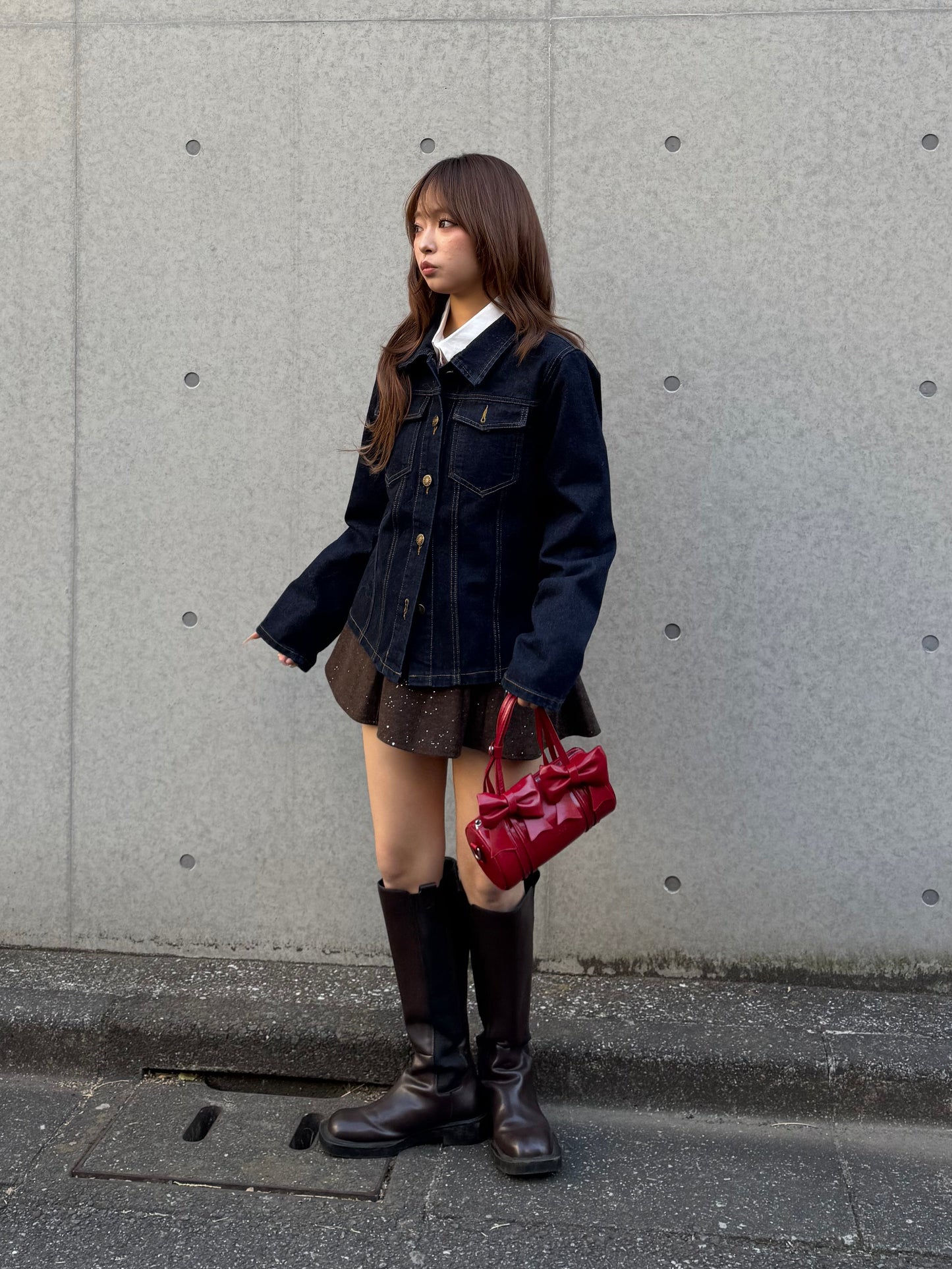 ウエストスリムデニムジャケット DPB86194