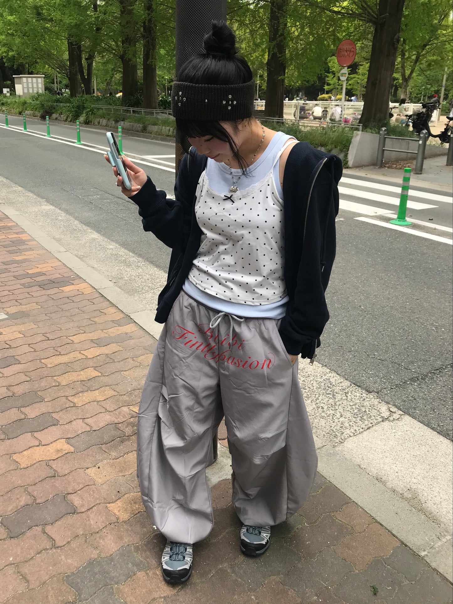 ステッチデザインオーバーパンツ DPB89250