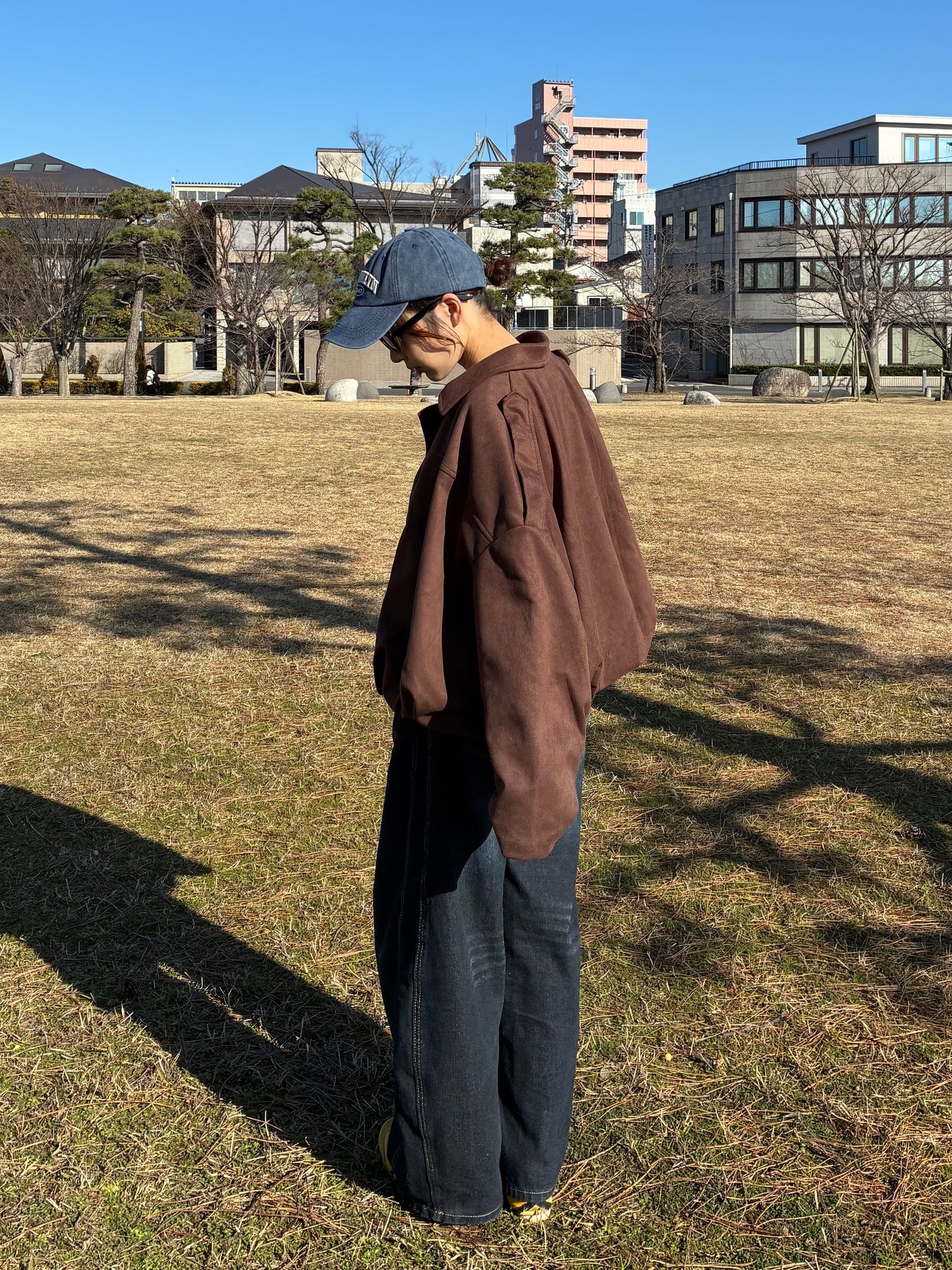 ブラウンスエードジャケット DPA61453