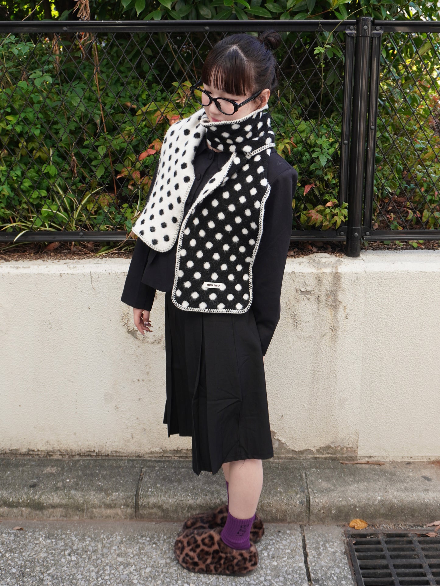 ドットバイカラーマフラー DPB85384