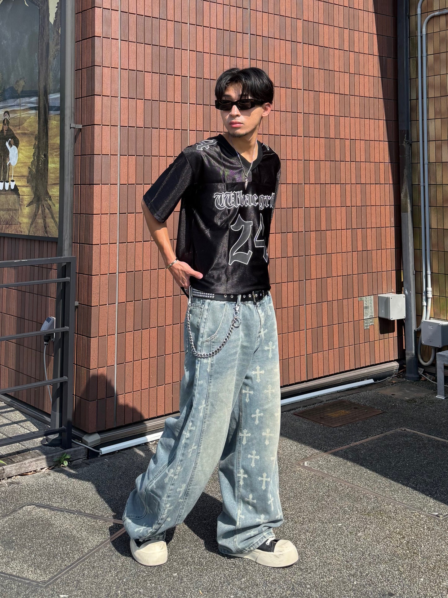 クロスオーバーデニムパンツ DPB90254