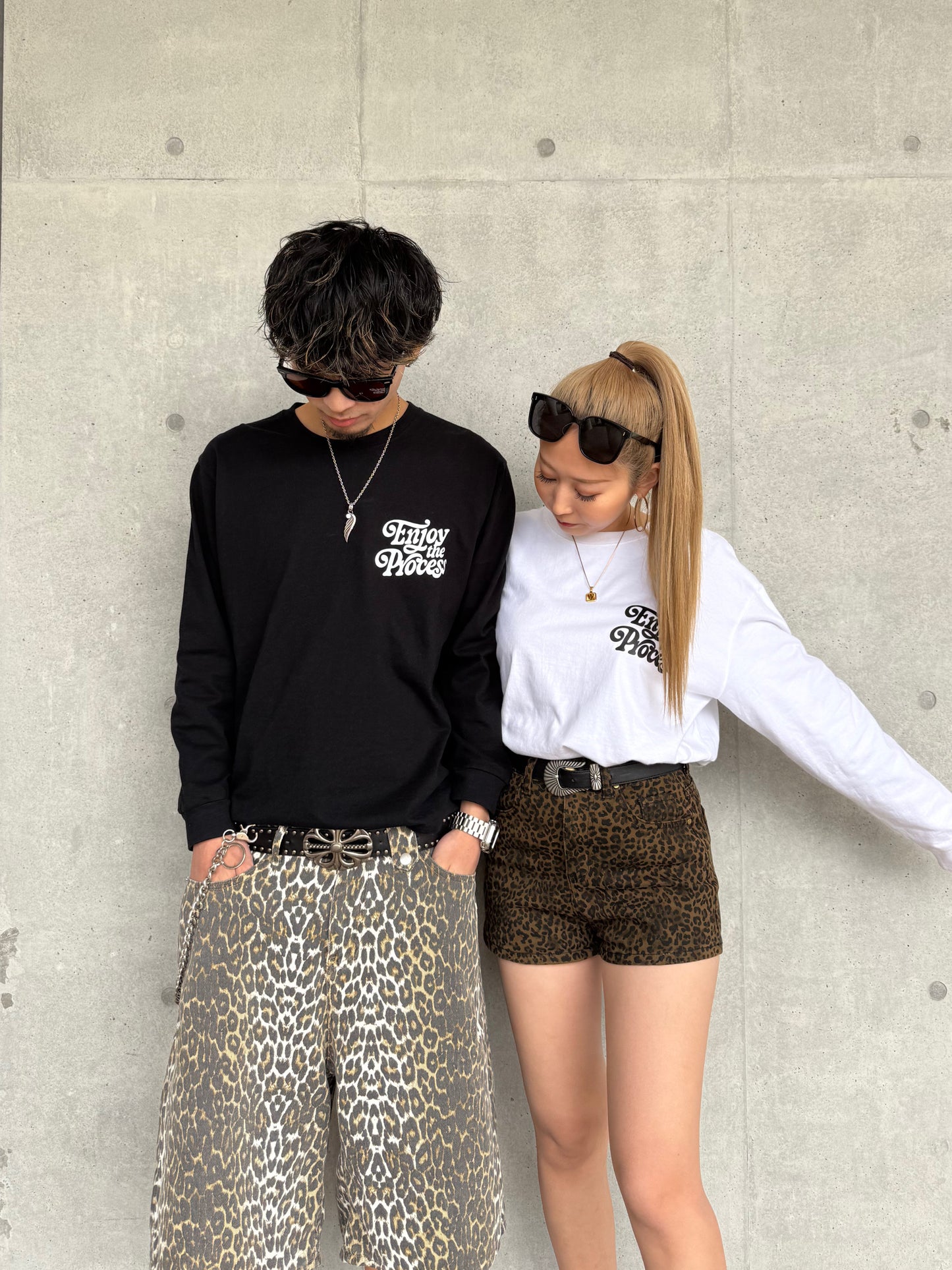 ユニセックスロゴロングスリーブTシャツ DPB73254