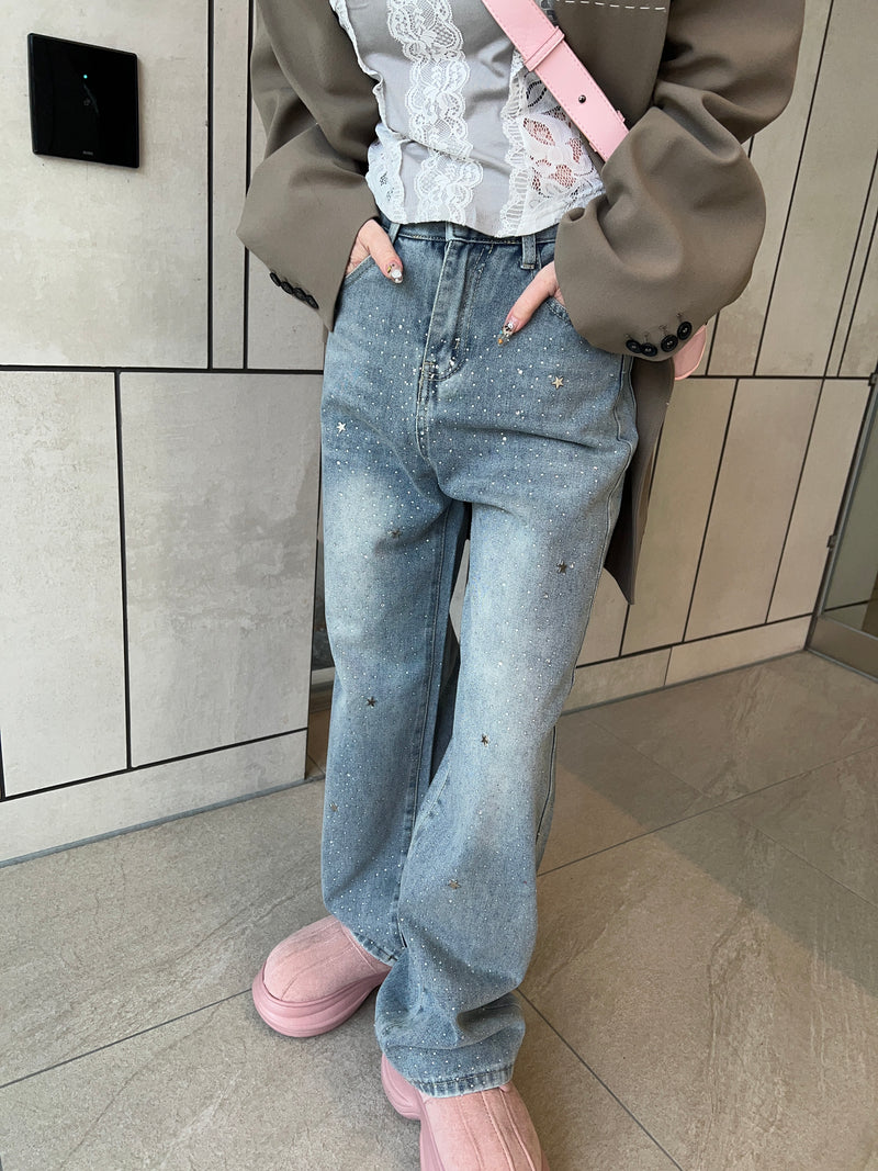 ラインストーンデニムパンツ DPB79252 – CRAMMY