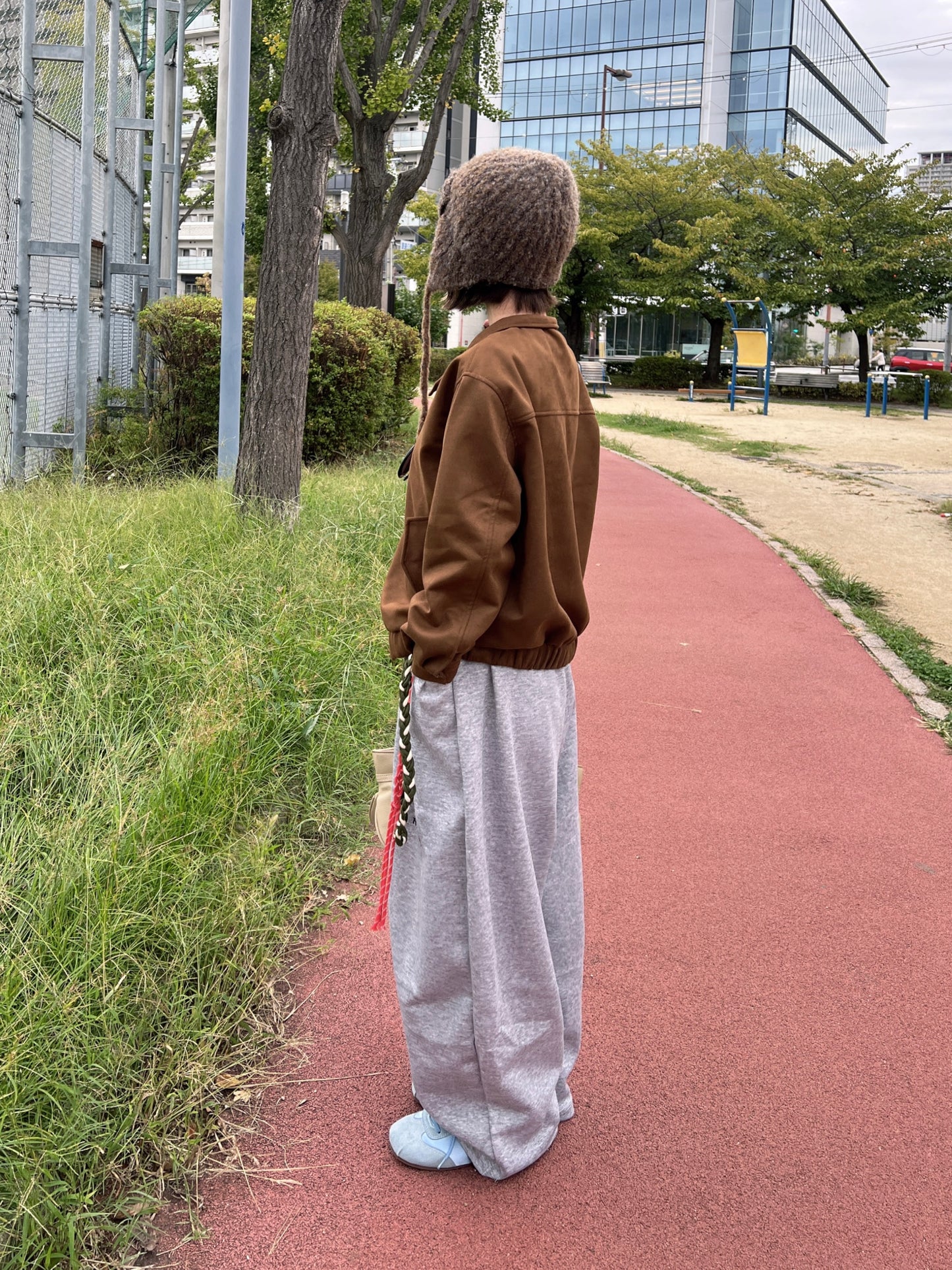 バルーンシルエットルーズスウェットパンツ DPB79215