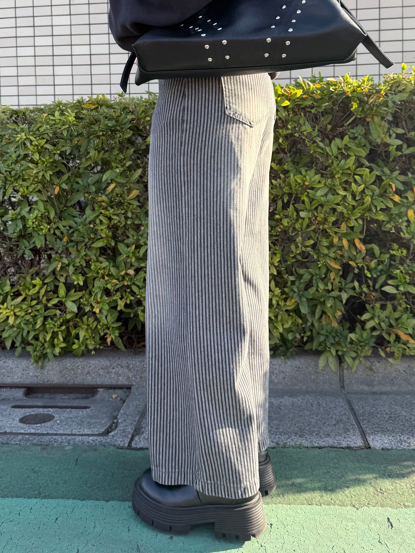 ストライプストレートパンツ DPB93086