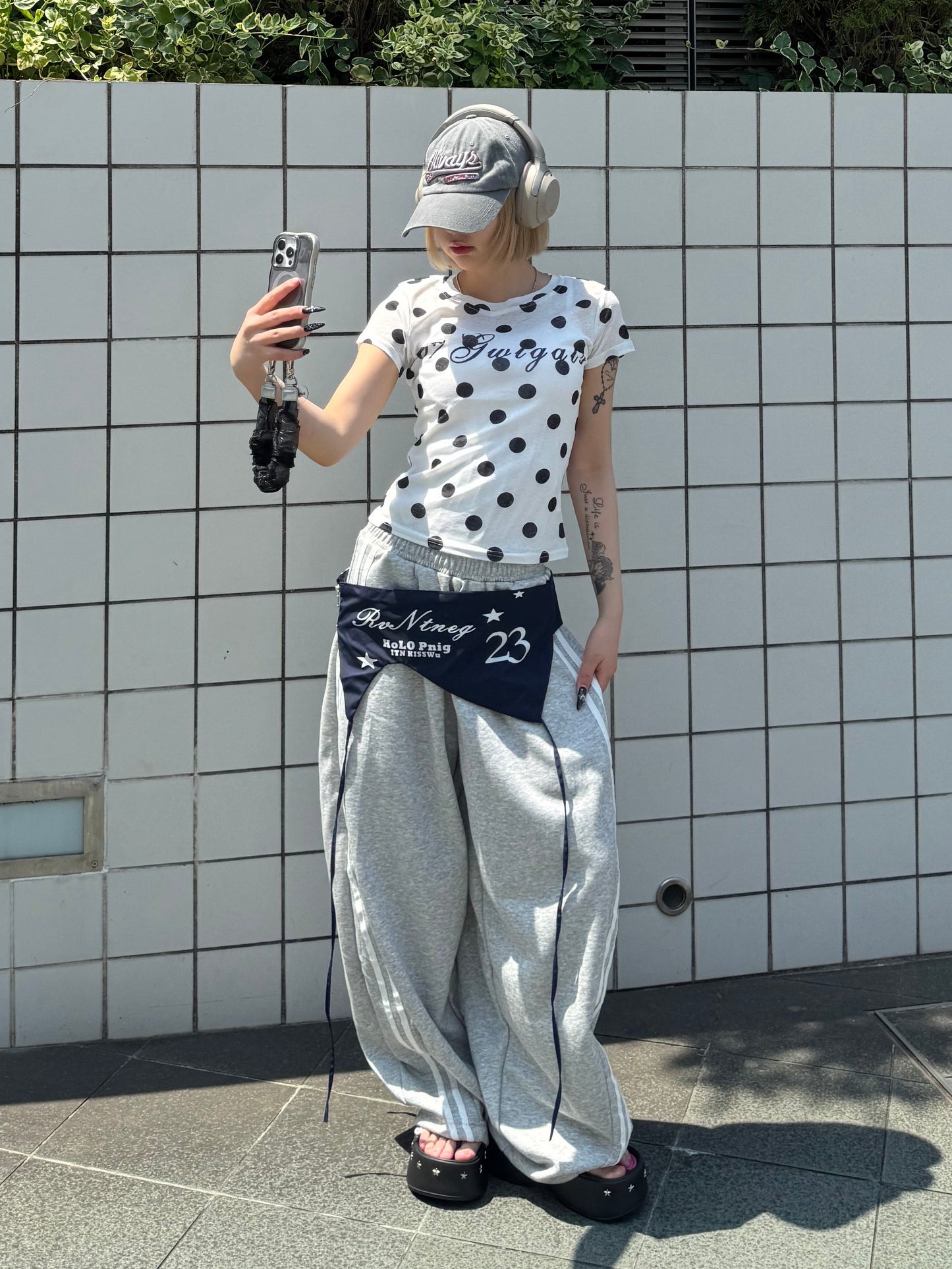 ドットナンバーミニTシャツ DPB86282