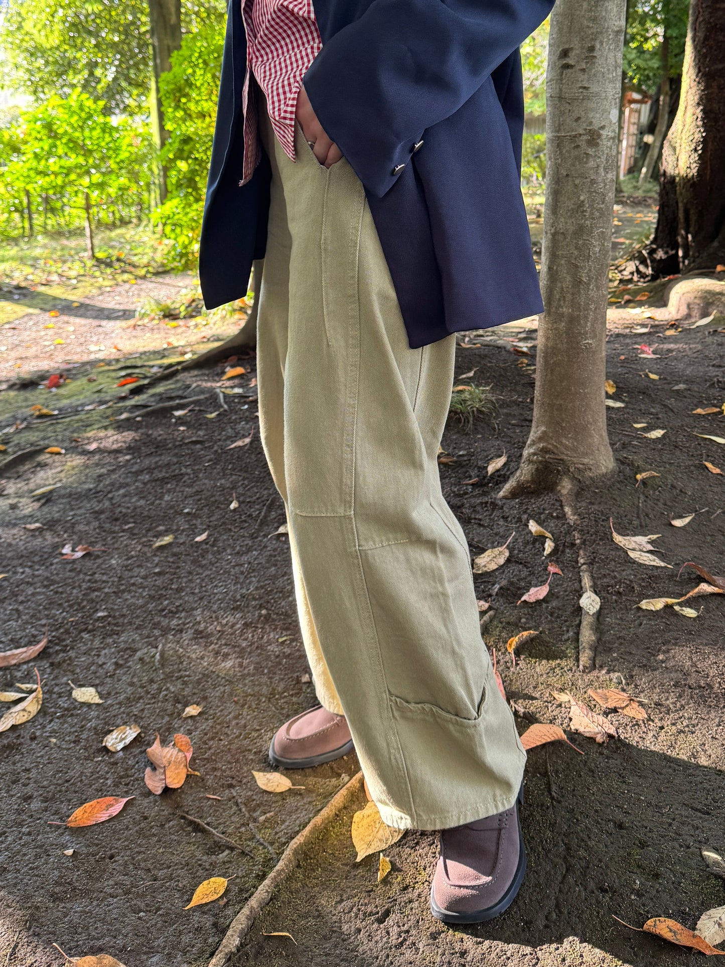 ワイドデザインチノパンツ DPB78202