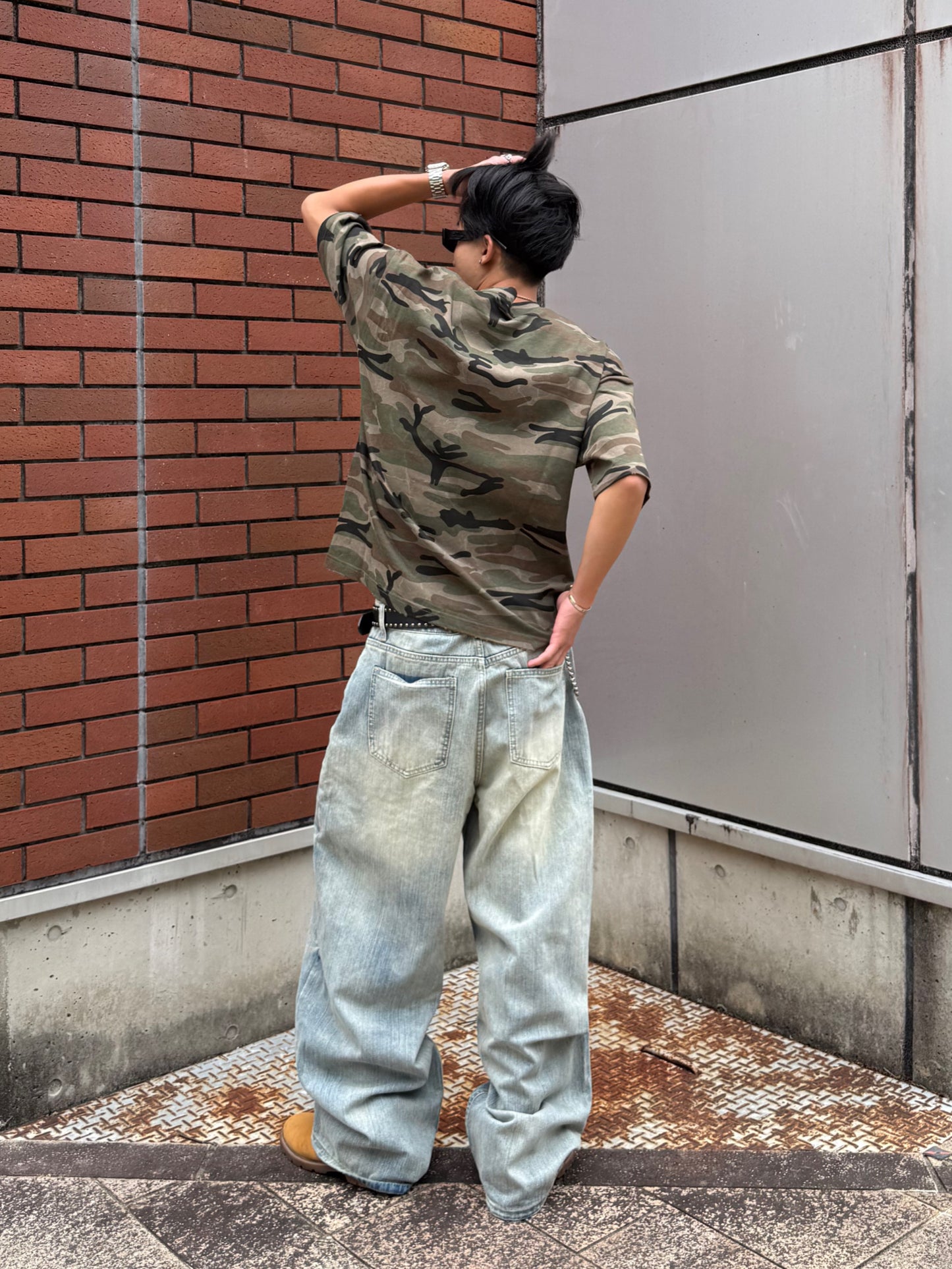 カモフラオーバーTシャツ DPB90228