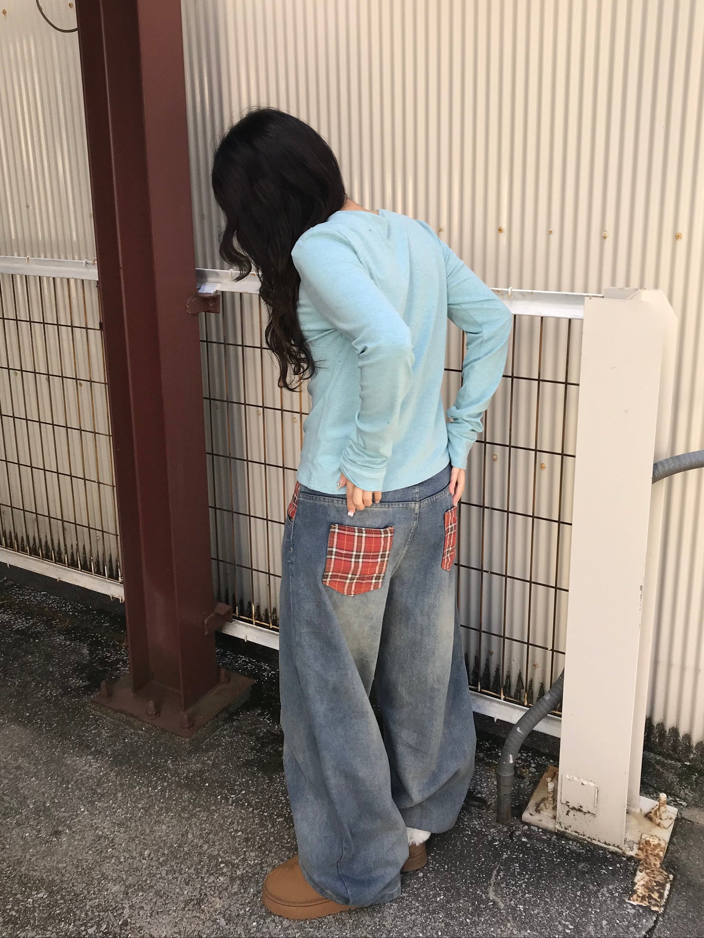 オーバーバギーデニムパンツ DPB89212