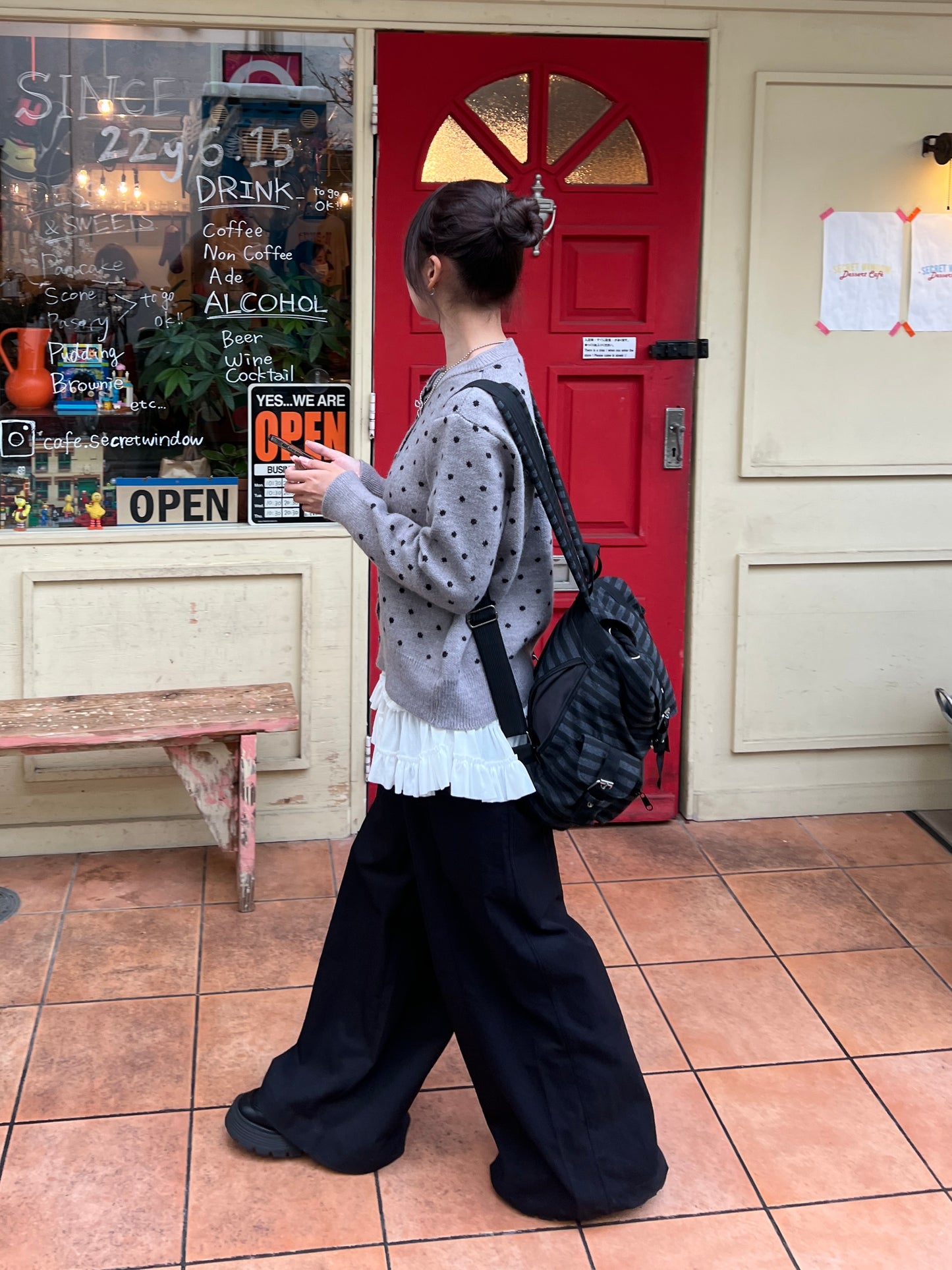 ワイドスラックスパンツ DPB94028