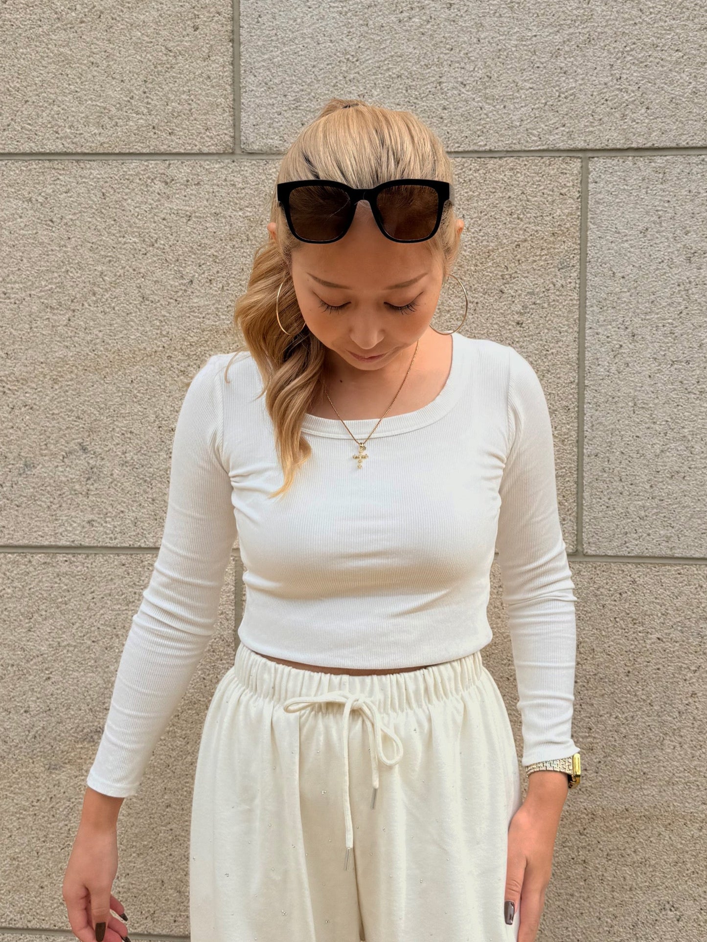 ホワイトショートトップス DPB73489