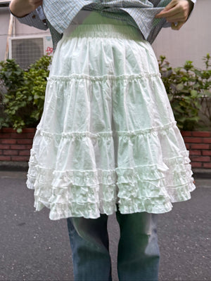 ホワイトレーススカート DPA43685