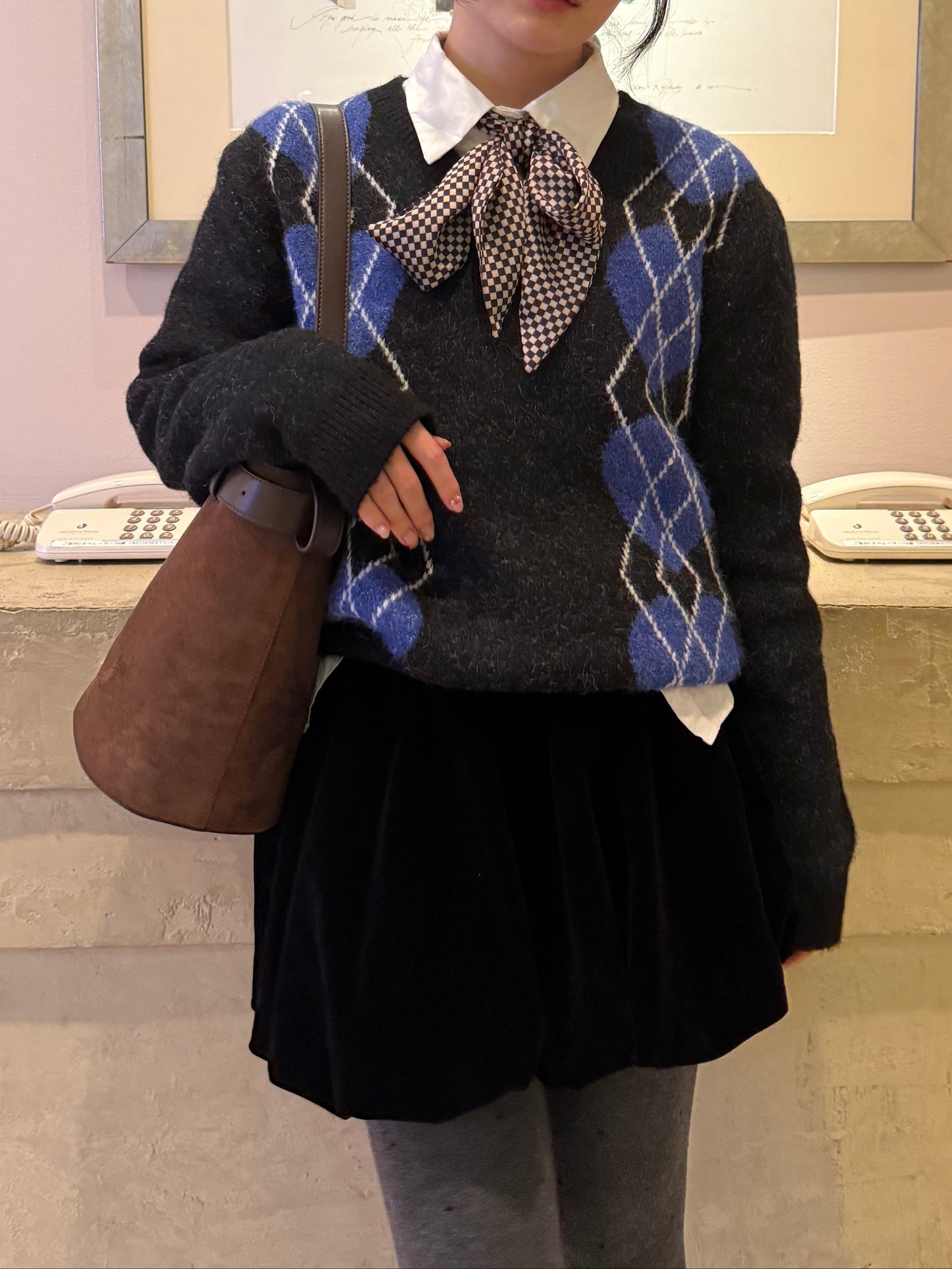 ブラックバルーンミニスカート DPA43719