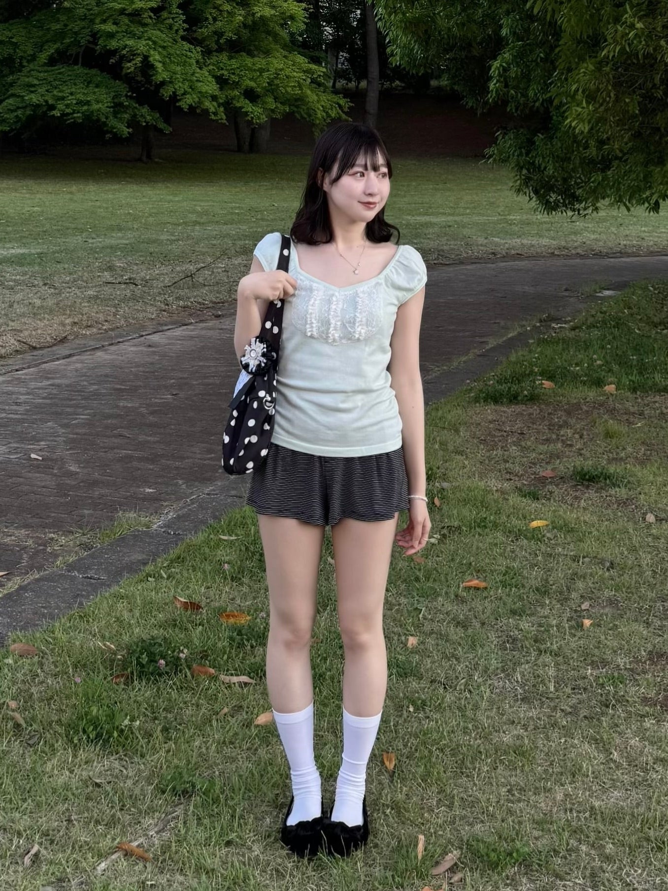 ボーダーショートパンツ DPC03065