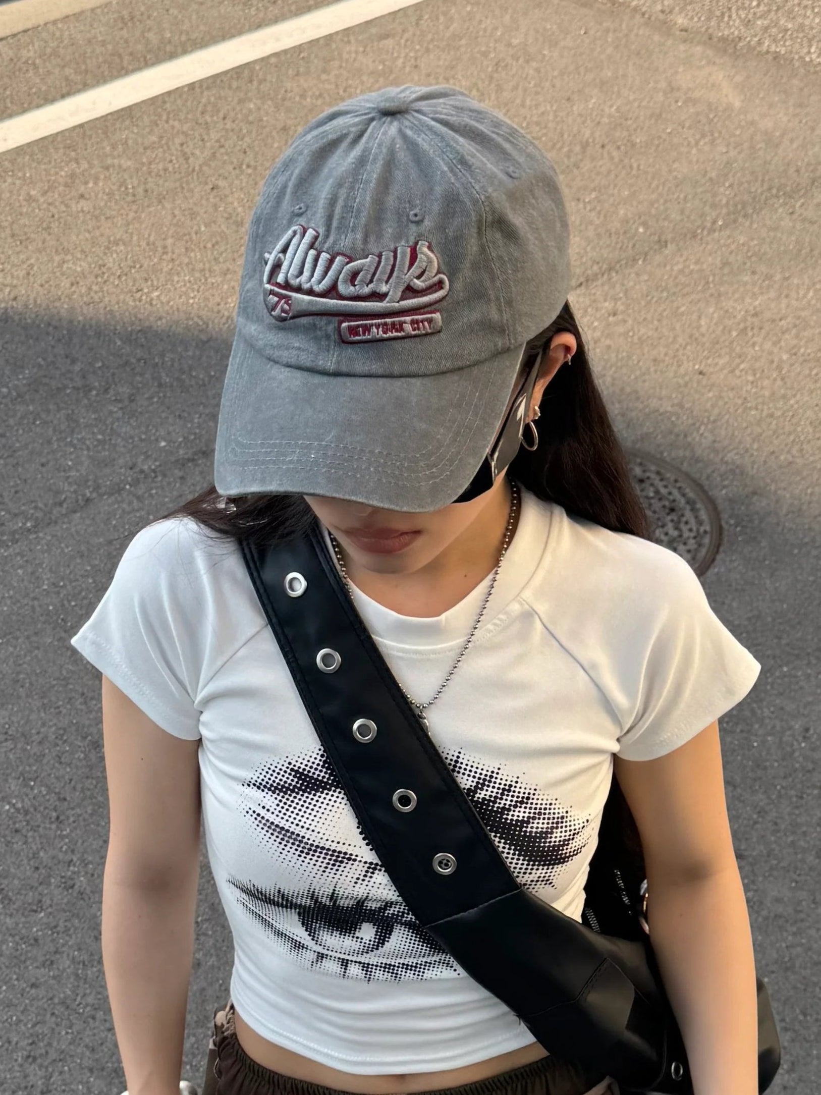 ヒョウ柄キャスケット メッシュキャップ　y2k TikTokファッション PPFM 00s y2k mesh cap black stone メッシュキャップ 帽子