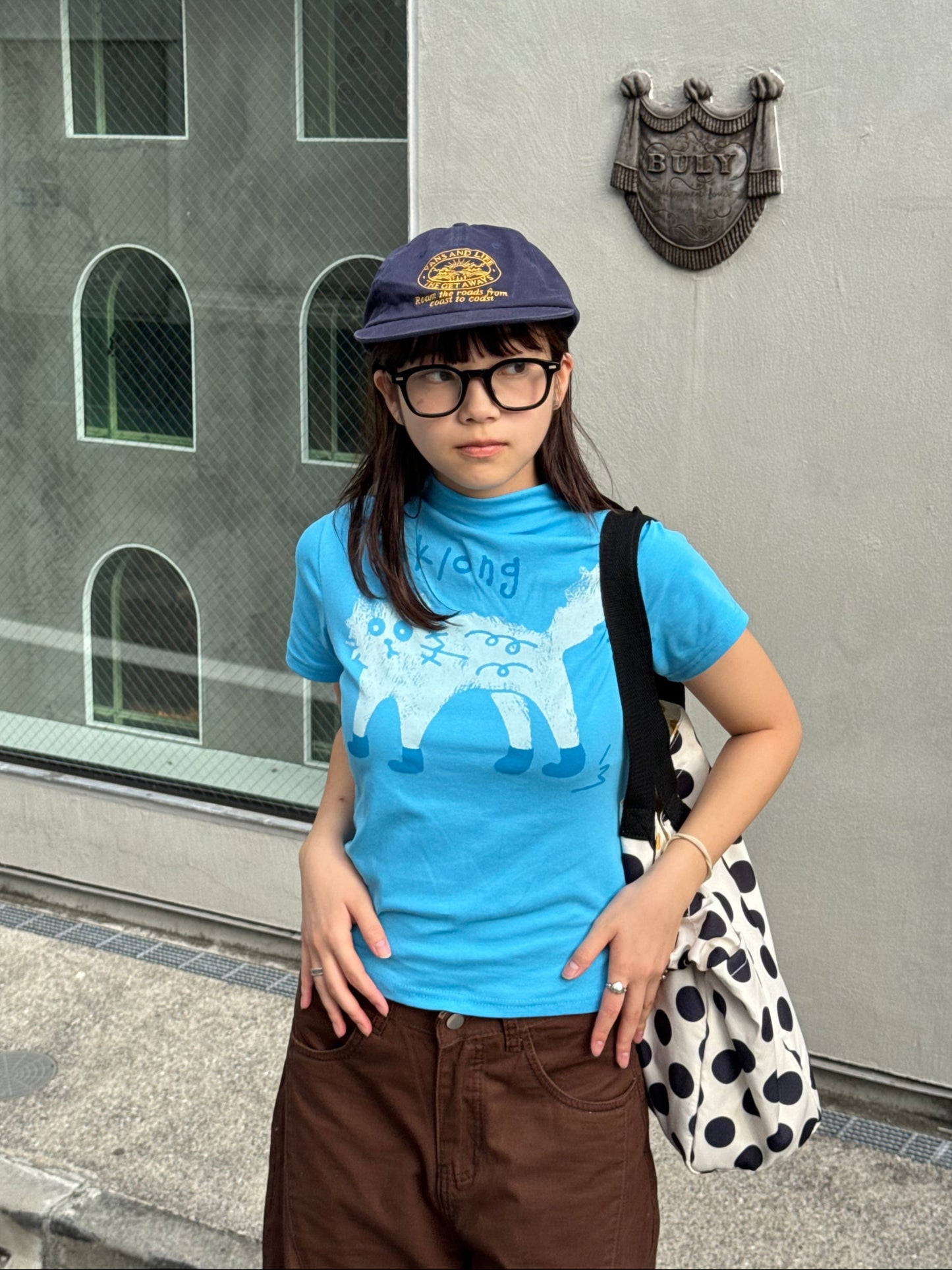 キャットプリントTシャツ DPB91028