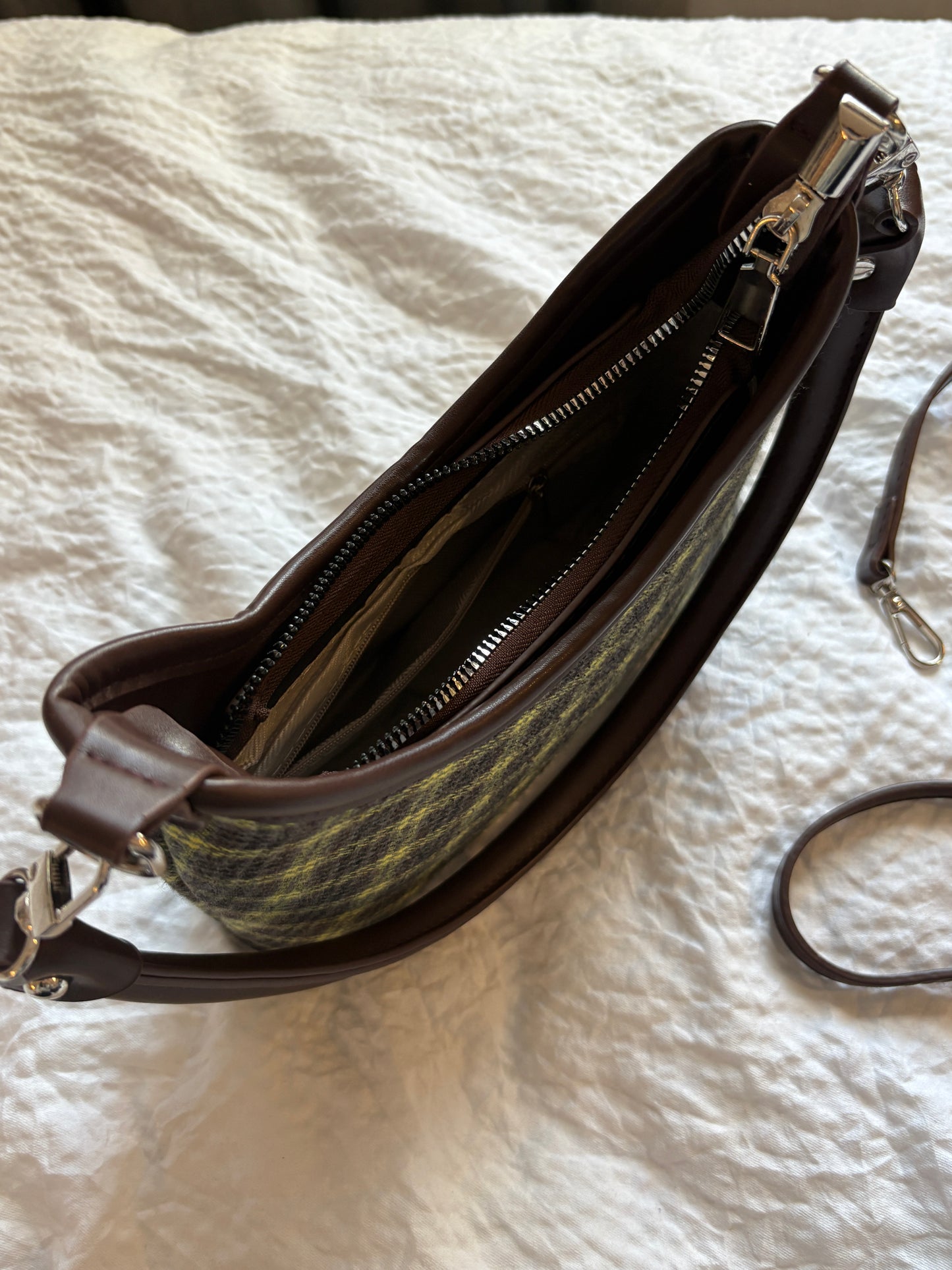 カジュアルチェックハンドバッグ DPA43778