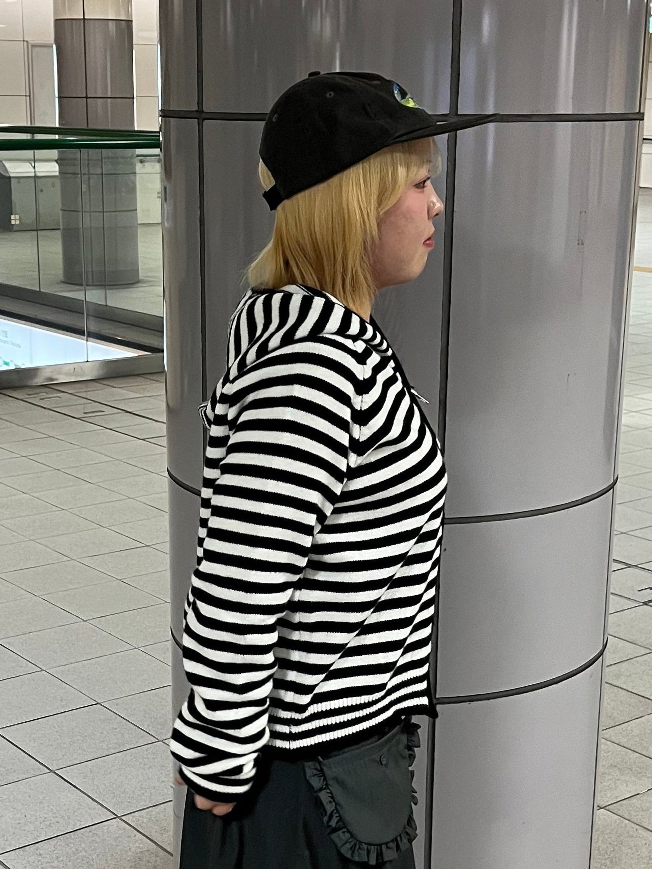 ボーダーニットジップパーカー DPB97030