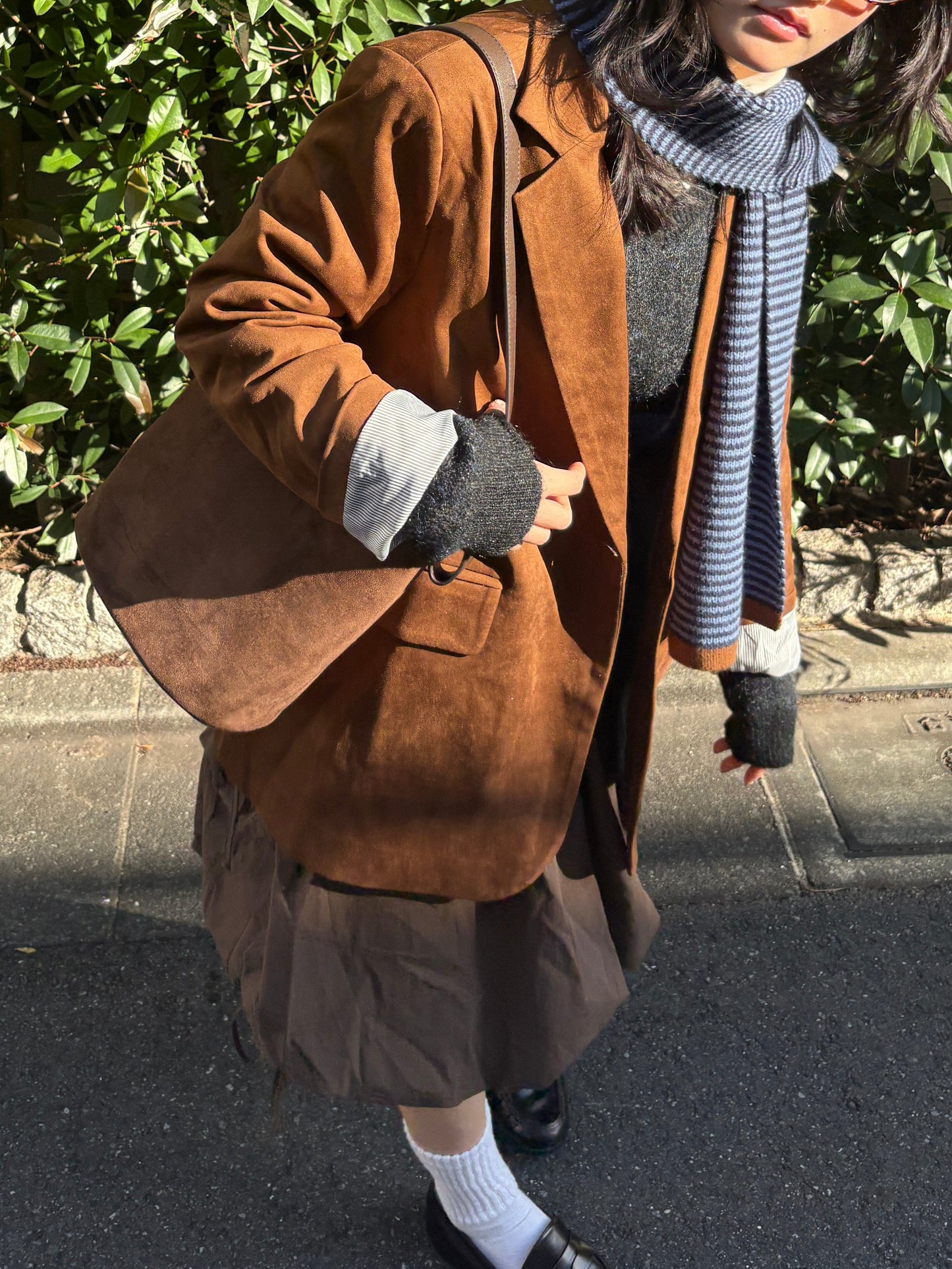 スエードライクテーラードジャケット DPA43723