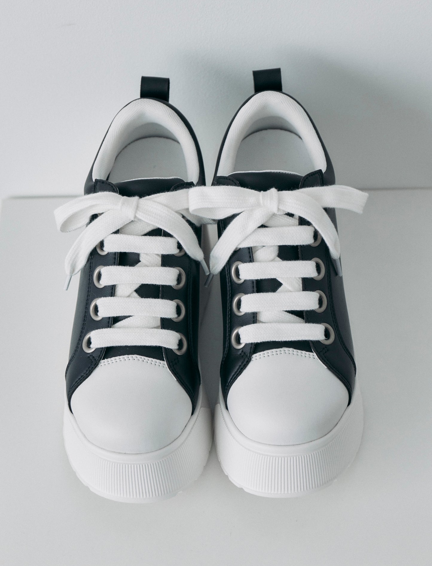 platform sneaker BLACK