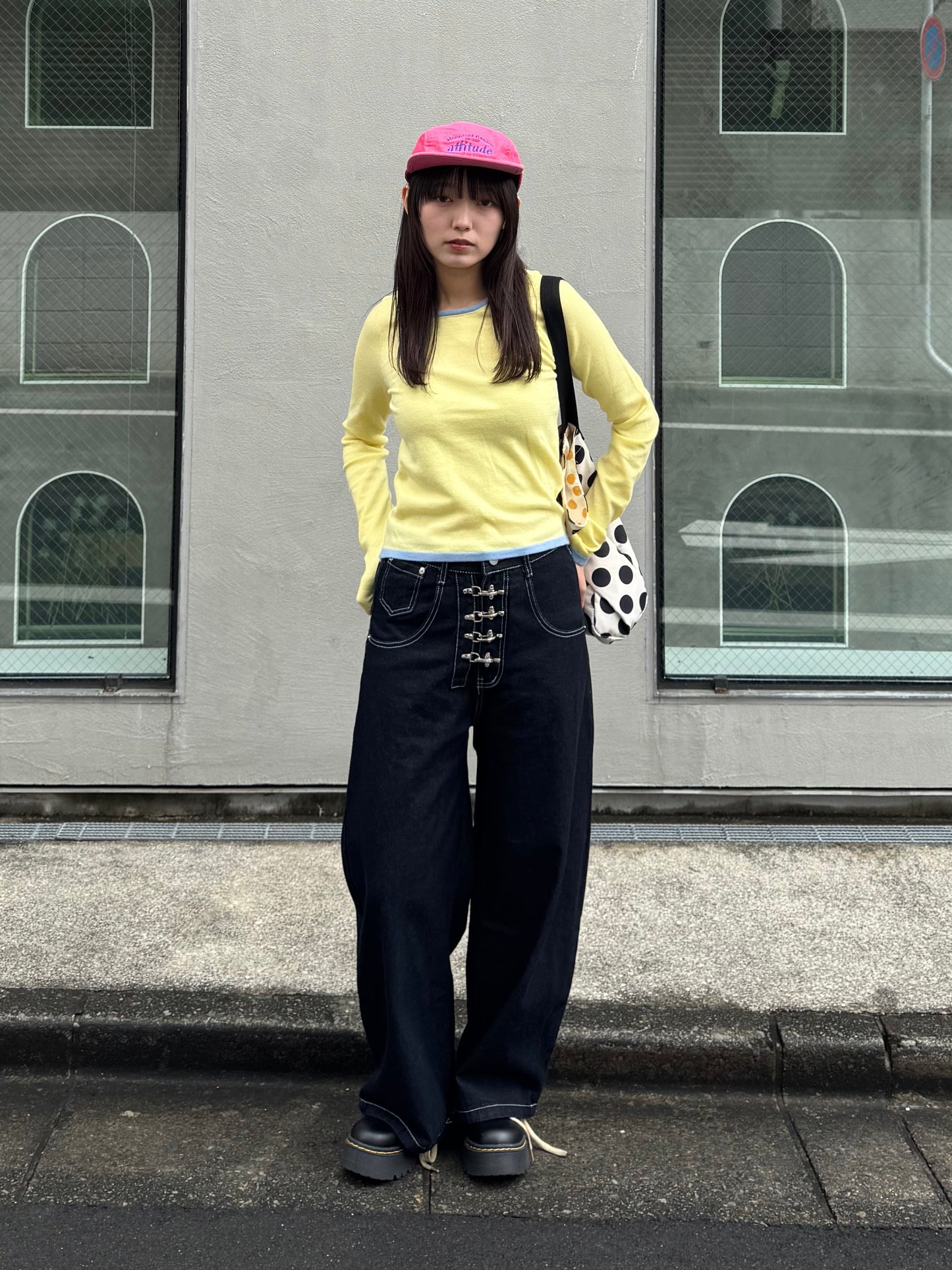 フロントデザインデニムパンツ DPB91098