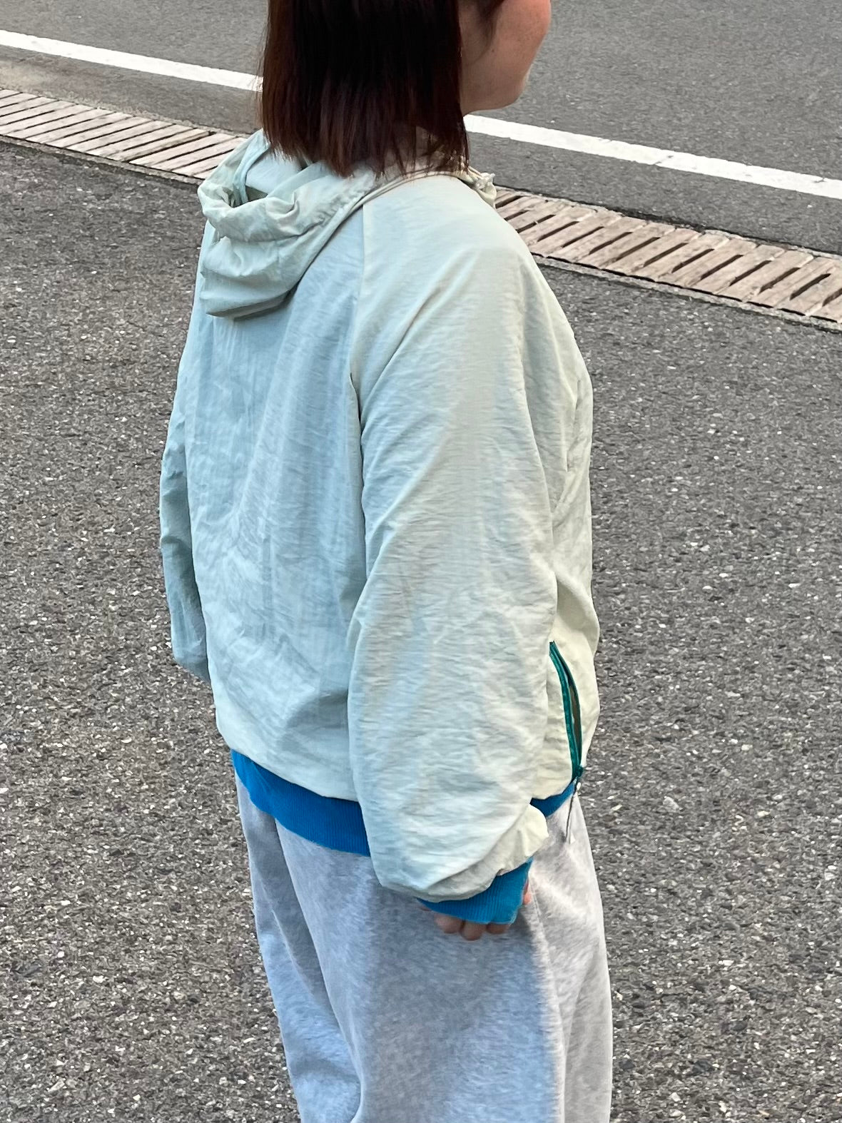 バイカラーアノラックパーカー DPB97031