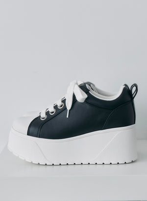 platform sneaker BLACK
