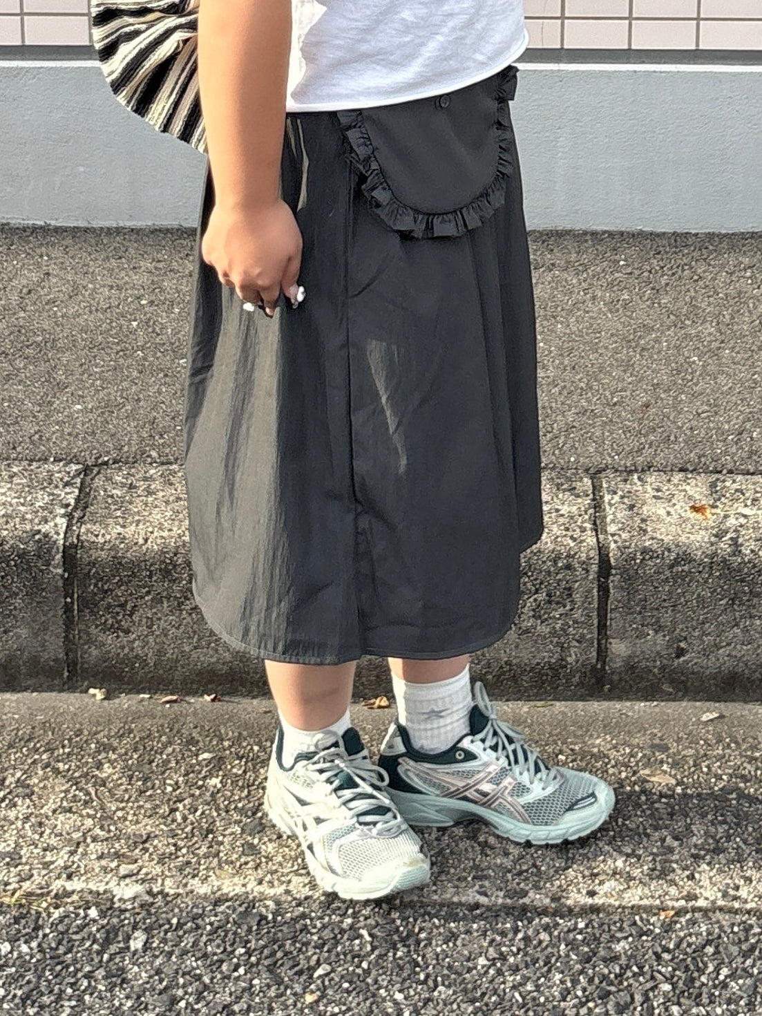 ポシェットプリーツスカート DPB97010