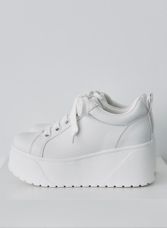 platform sneaker WHITE