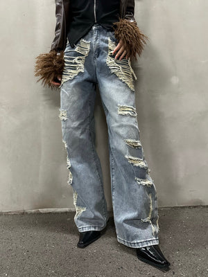 ハイダメージデニムパンツ DPB26667