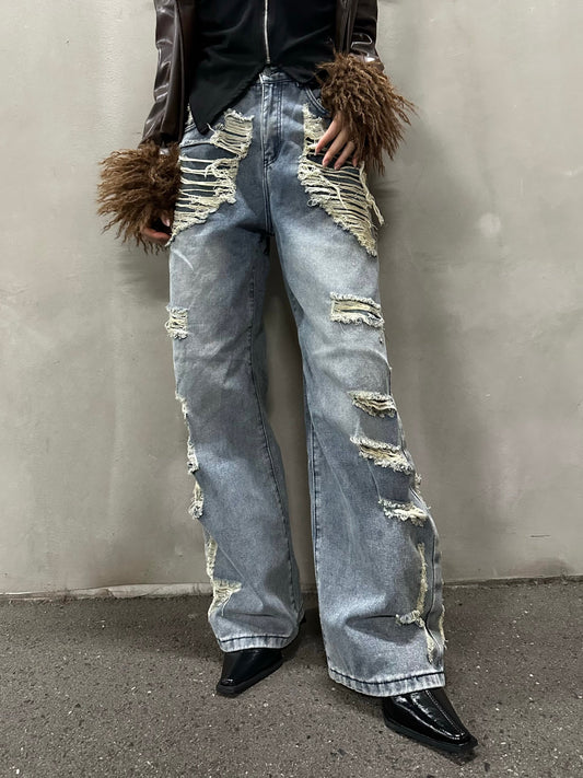 ハイダメージデニムパンツ DPB26667