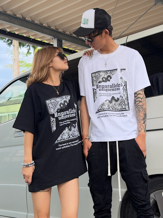ペイズリープリントTシャツ DPB42423