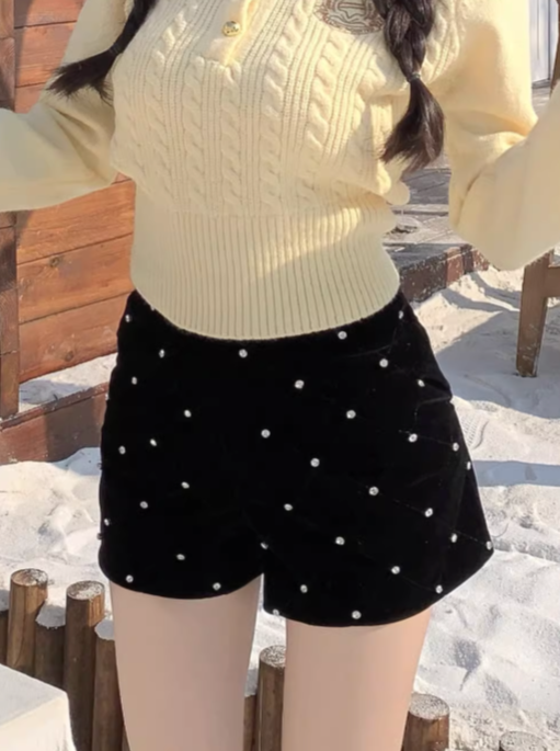 ビジューショートパンツ CPA42271