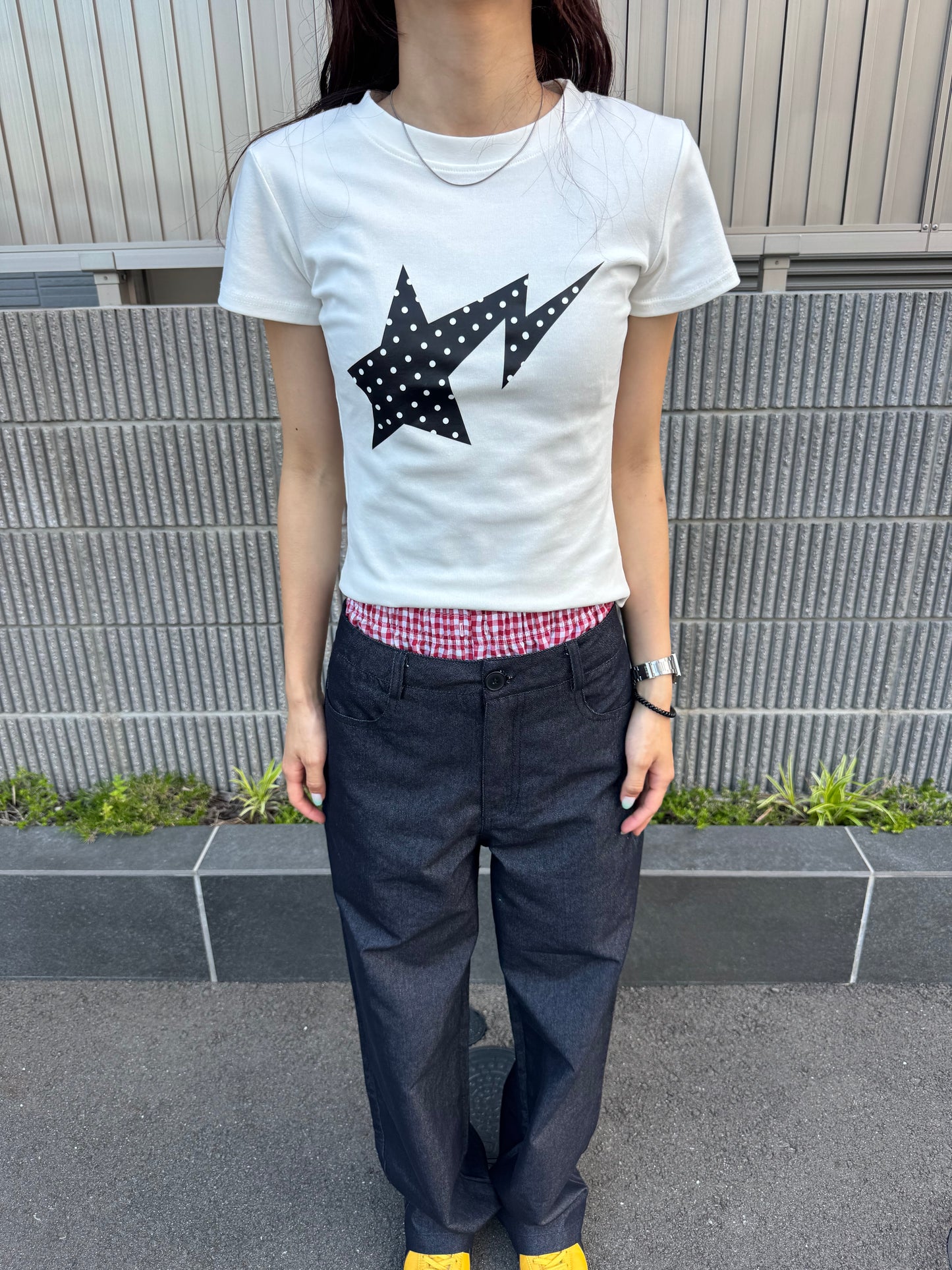 ドット柄スターTシャツ DPC07031