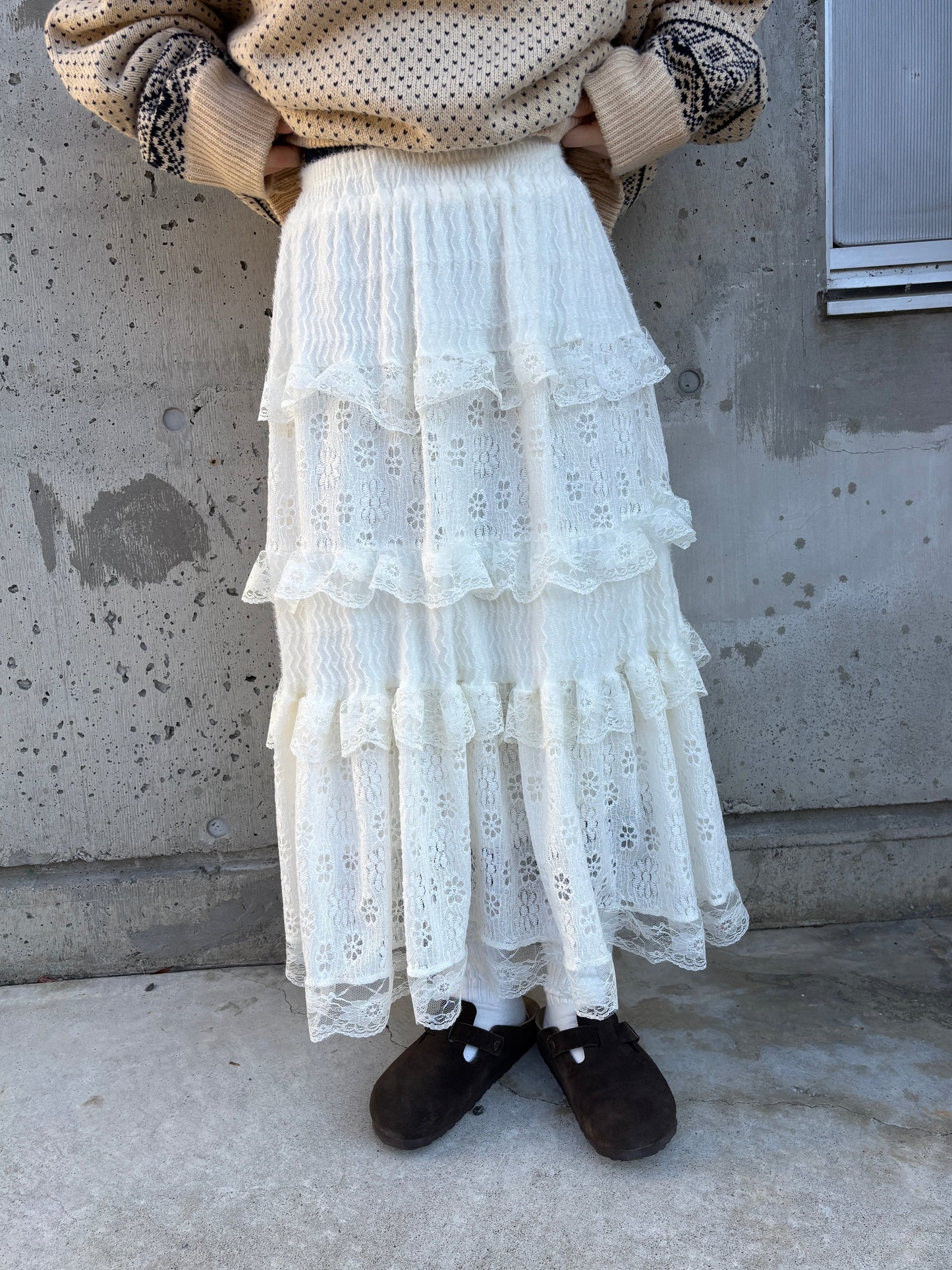フリルレーススカート DPB84282